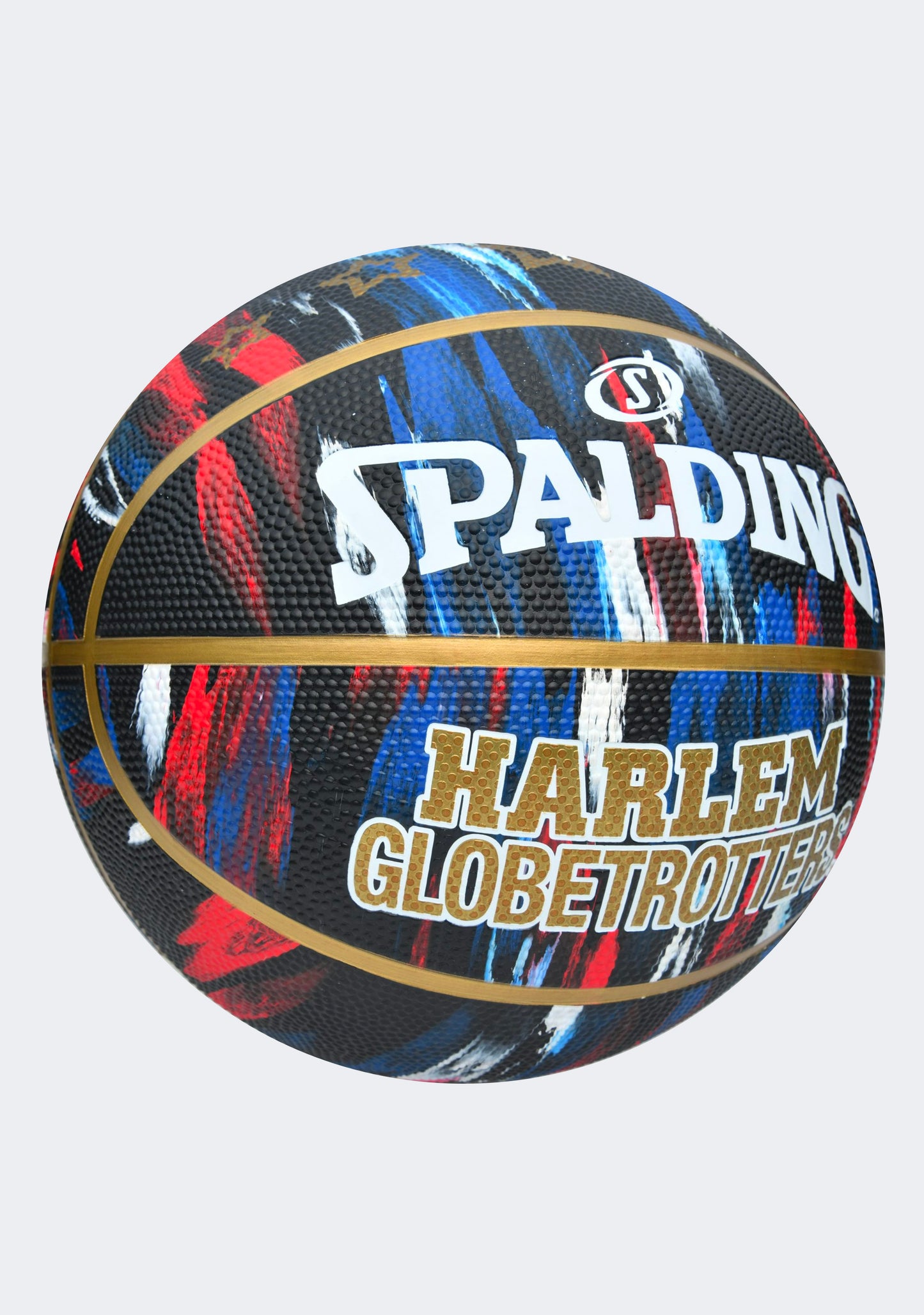 Spalding x Harlem Globetrotters Marble Series Rubber Basketball