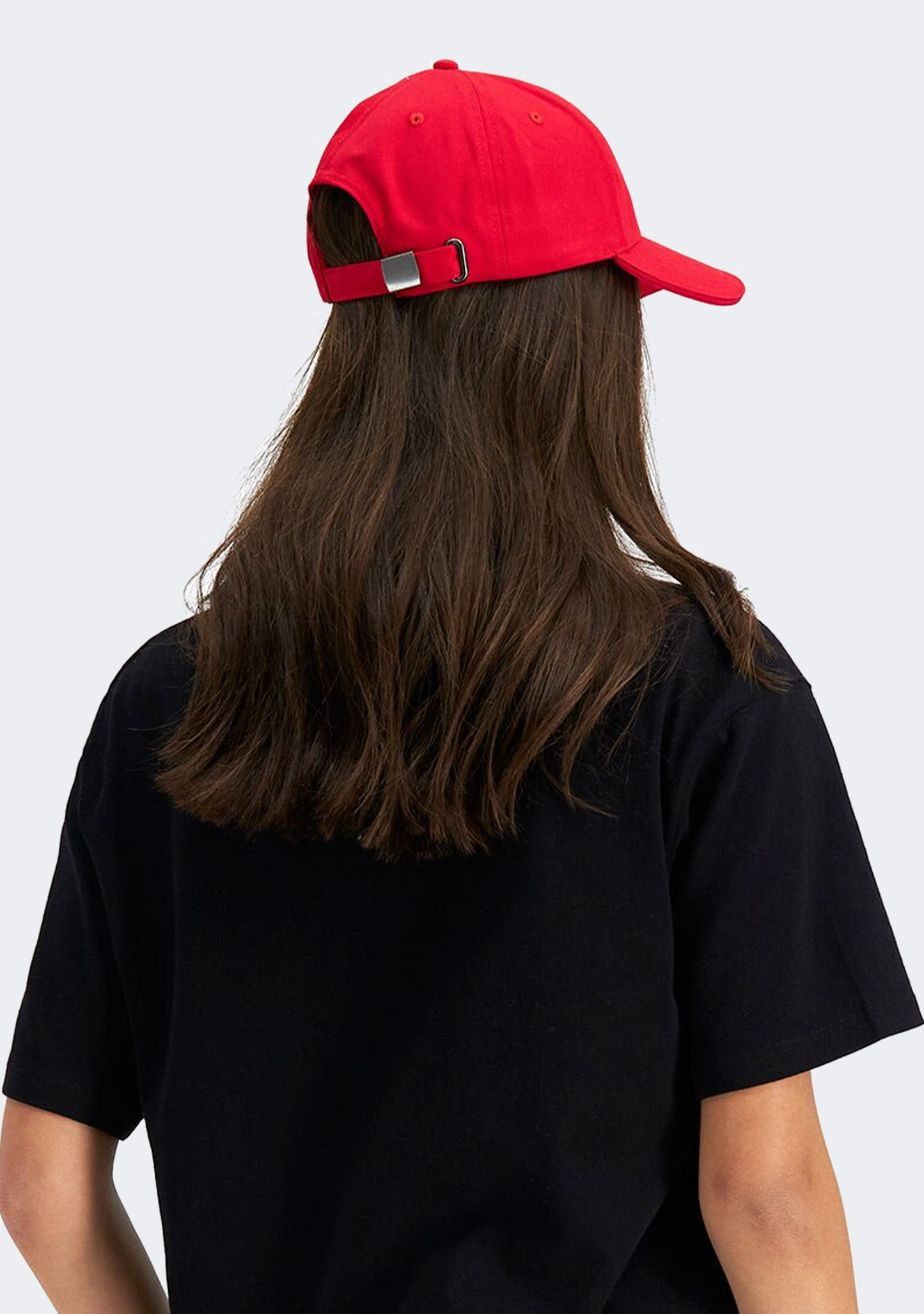 Champion Embroidered C-Life Dad Cap Red