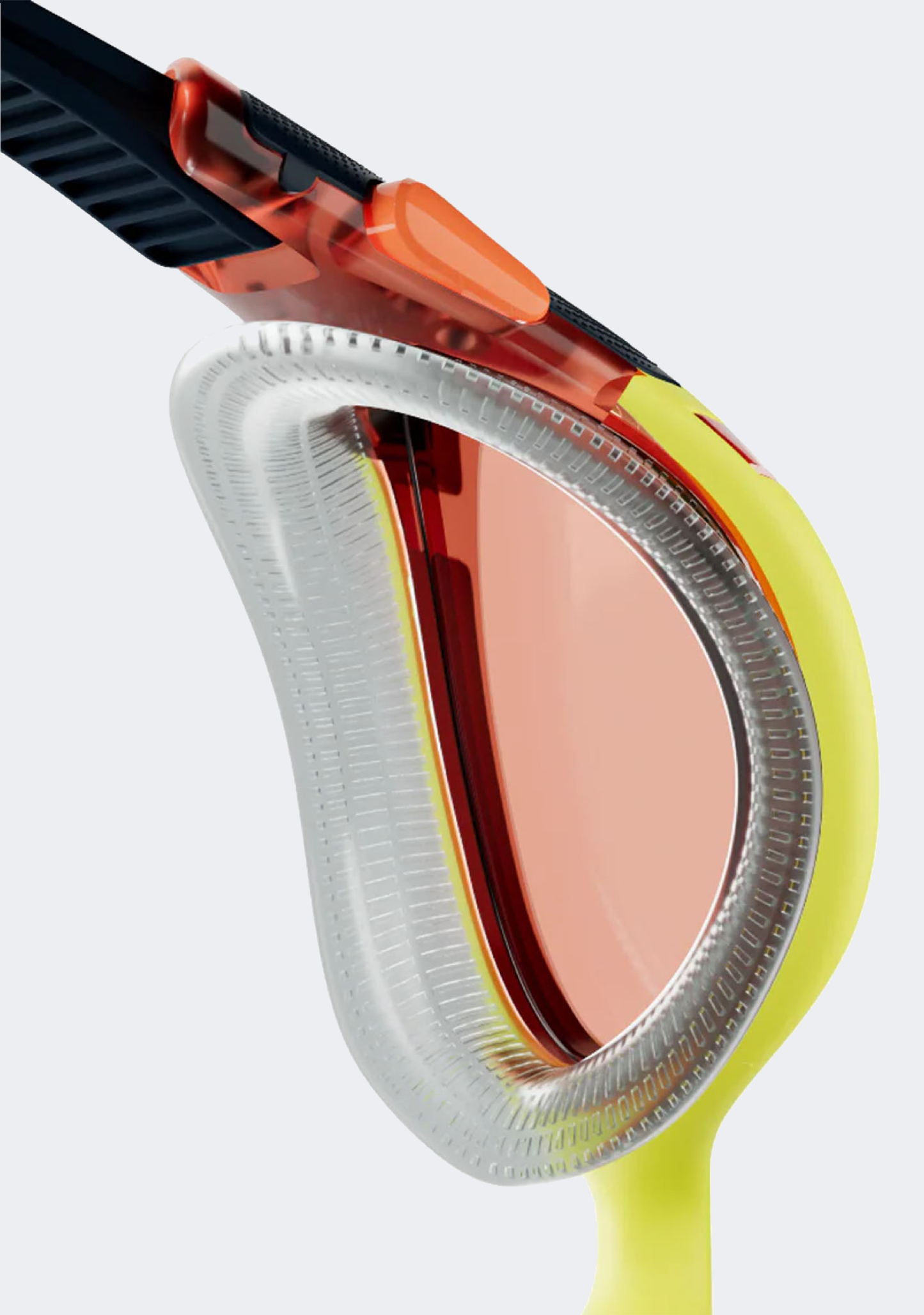 Speedo Biofuse 2.0 Goggle Orange/Black/Yellow