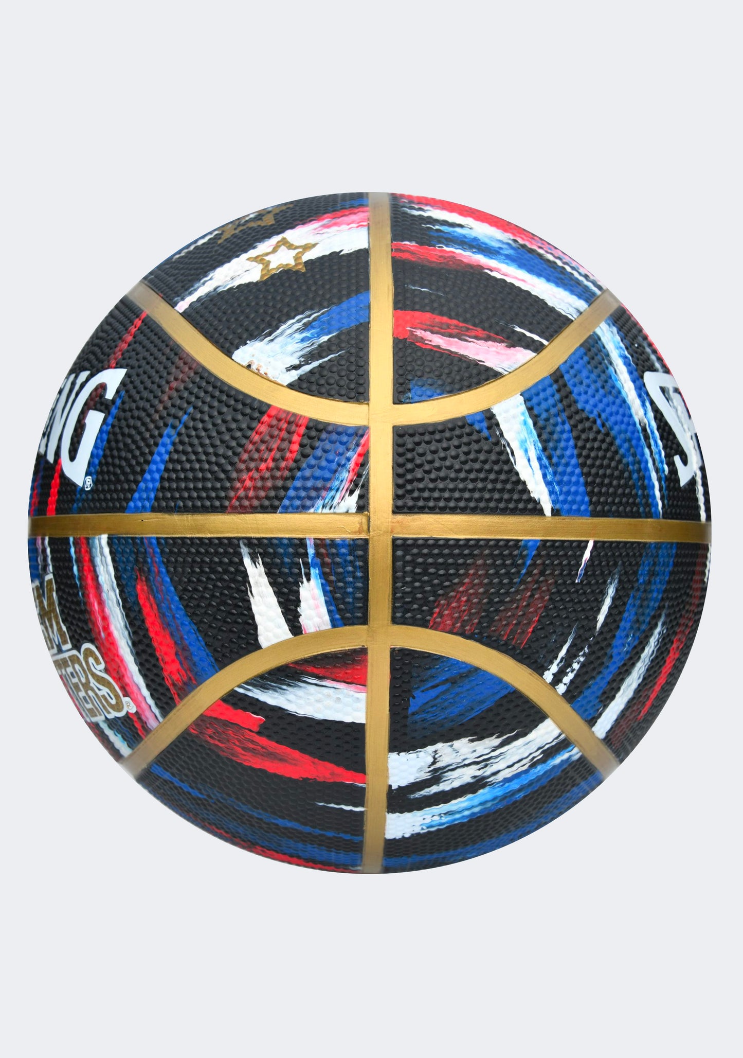 Spalding x Harlem Globetrotters Marble Series Rubber Basketball