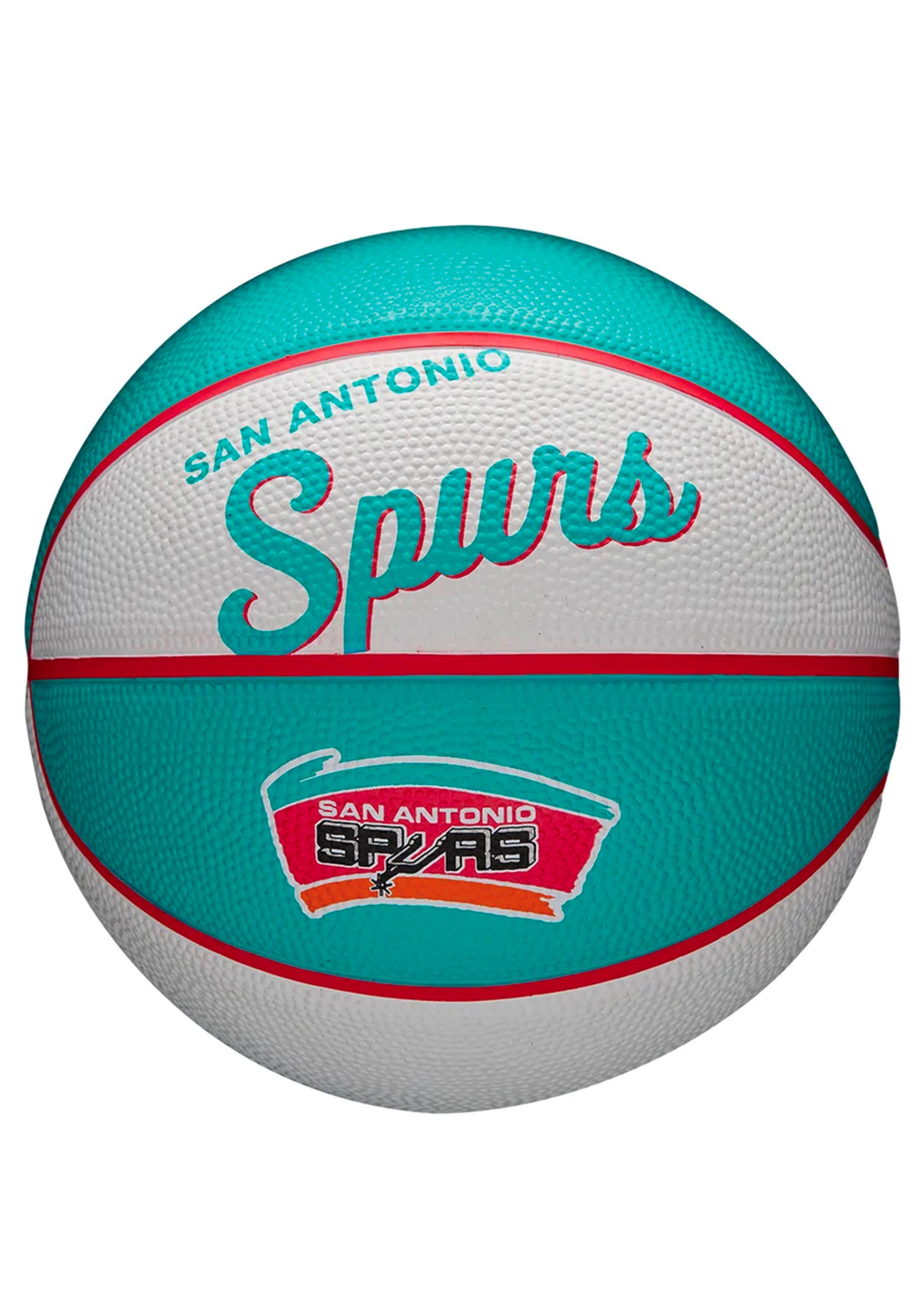Wilson NBA Team Mini Retro San Antonio Basketball WTB3200XBSAN Jim