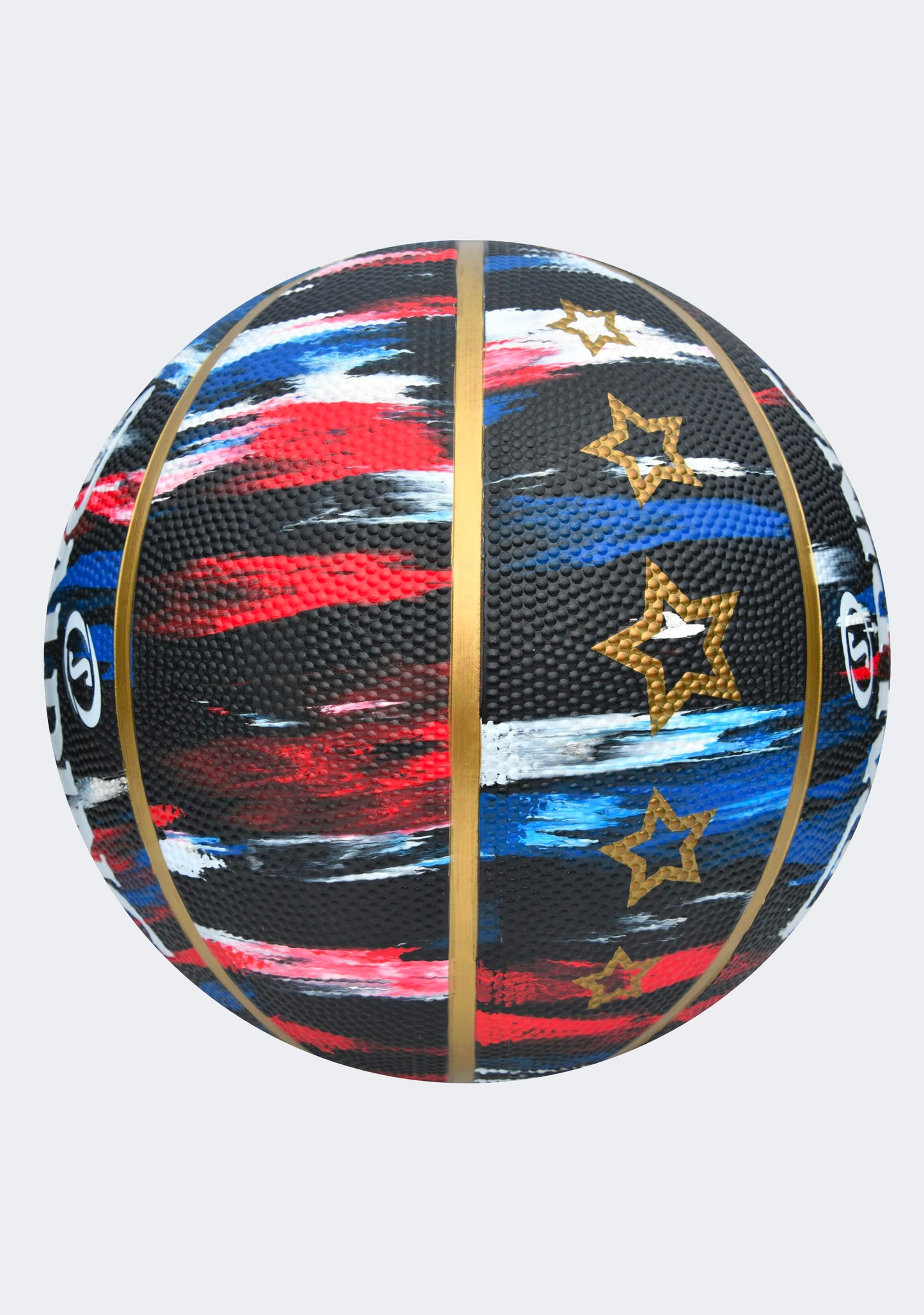 Spalding x Harlem Globetrotters Marble Series Rubber Basketball