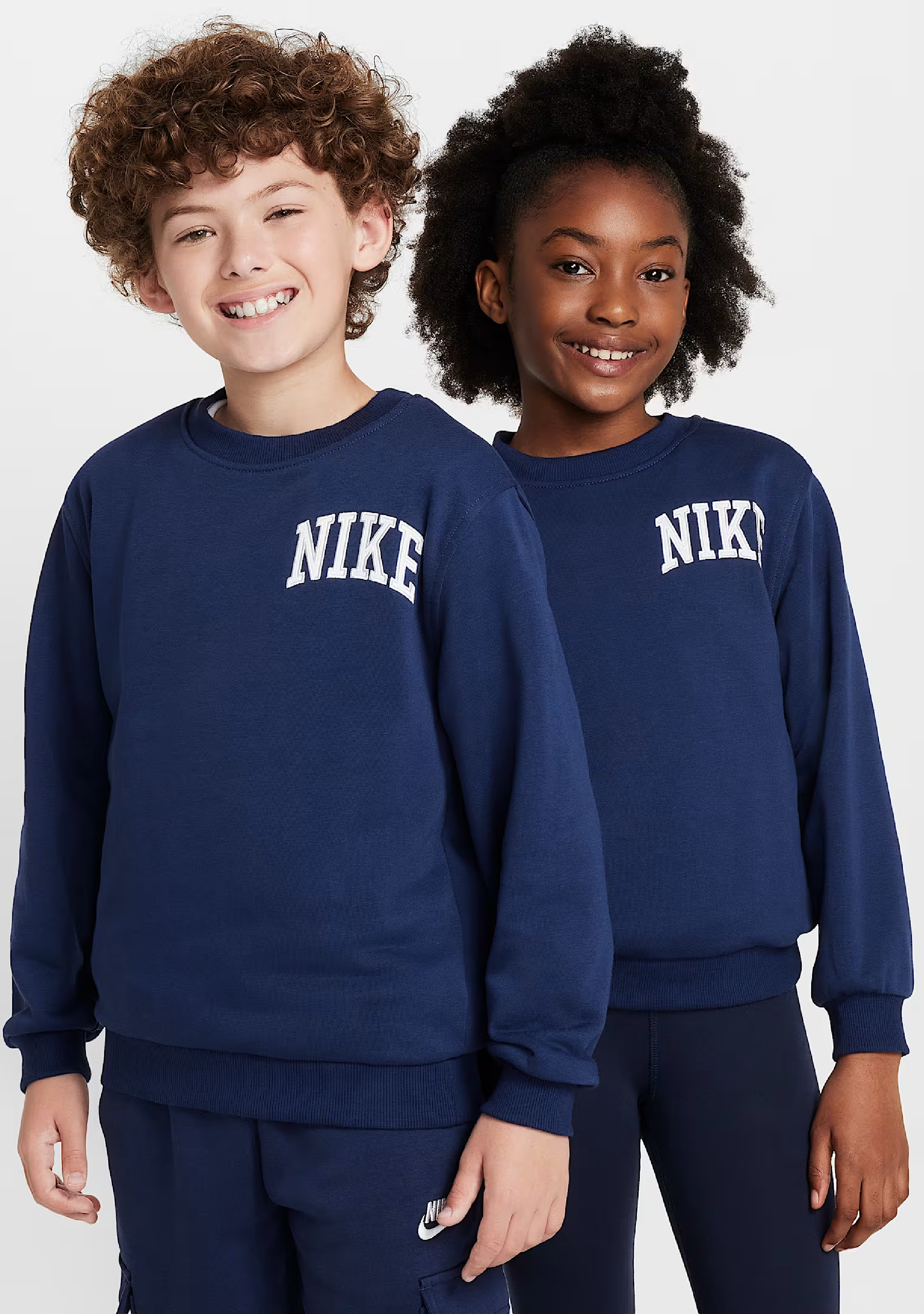 Nike Sportswear Club Big Kids' French Terry Crew-Neck Sweatshirt
