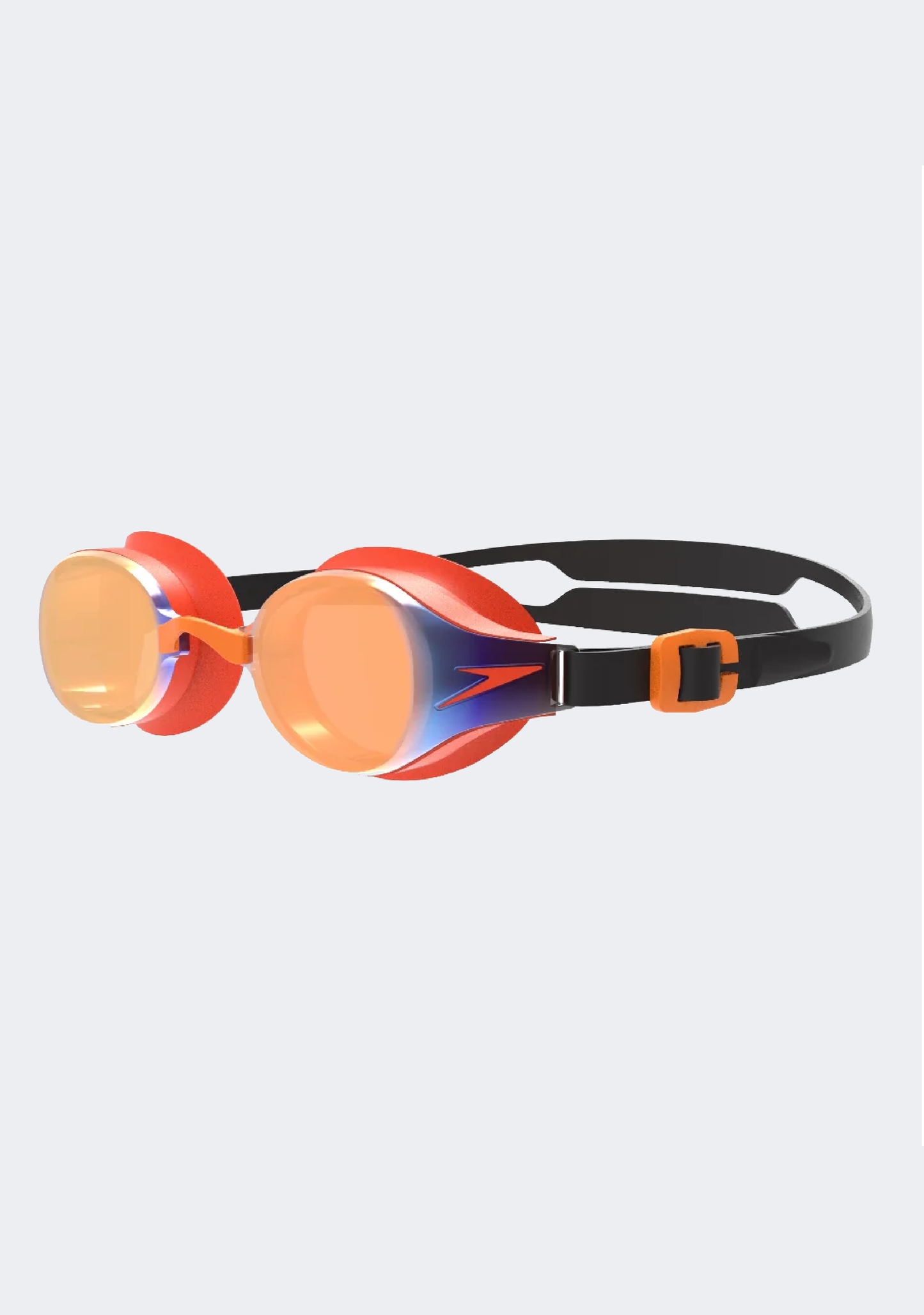 Speedo Junior Hydropure Mirror Goggles Orange/Gold
