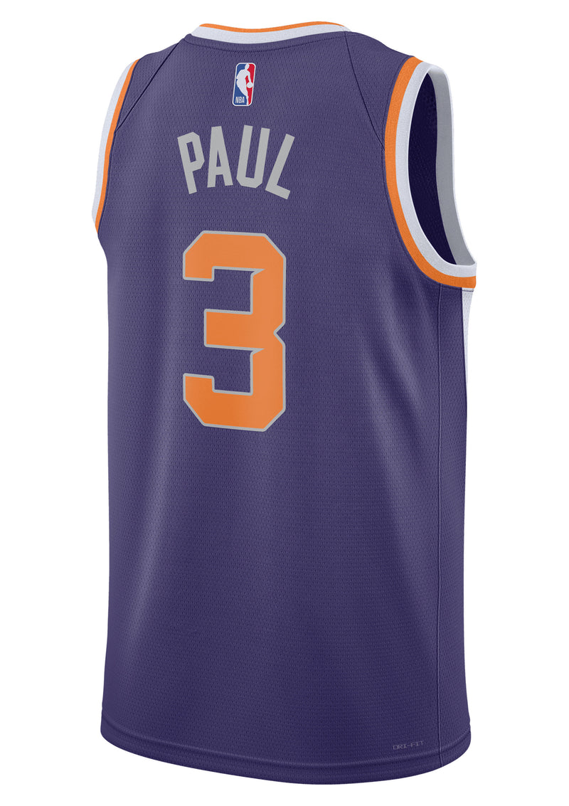 Nike Mens Phoenix Suns Chris Paul Icon Swingman 22/23 Jersey Purple <br> FB1811 567
