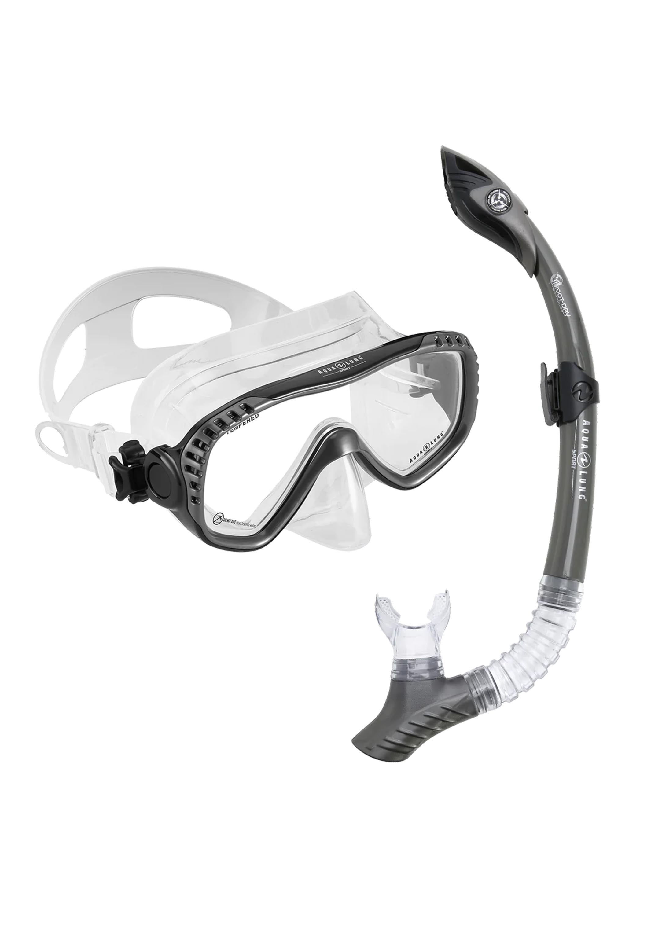 Aqua Lung Compass Combo Mask & Snorkel Black SC296011 2L Jim Kidd