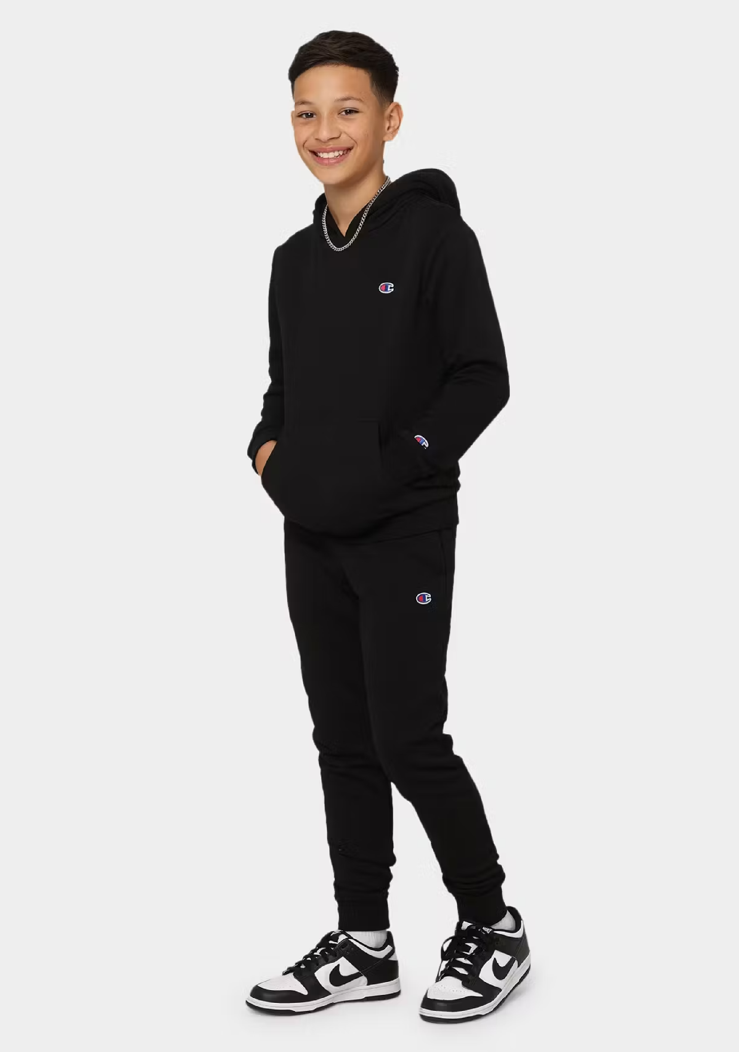 Champion Kids' French Terry C Logo Hoodie