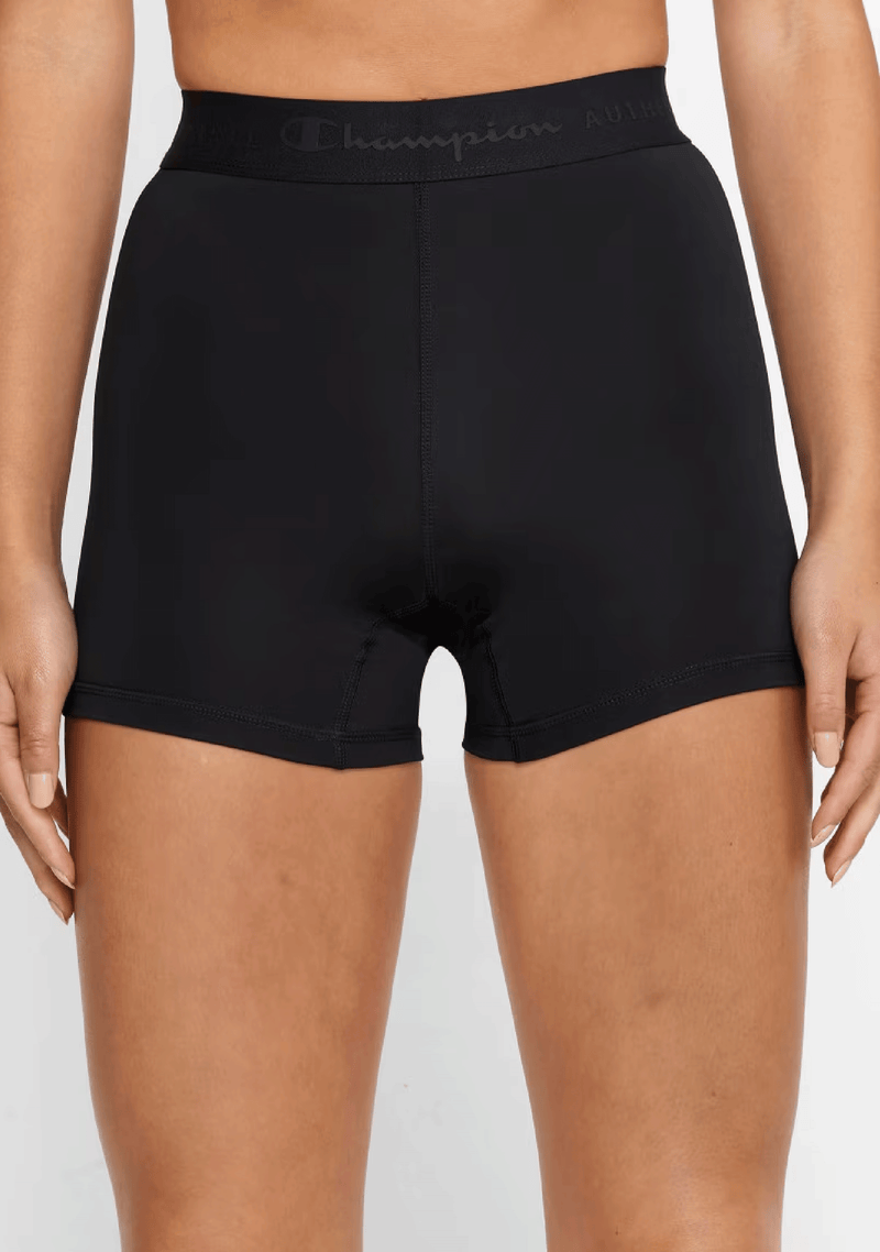 Champion Womens Powercore Half Short <BR> CUYCN BLK