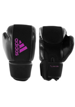 Adidas Unisex Washable Boxing Glove <BR> ADIHBWG01 BLACK/PINK