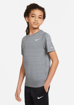 Nike Dri-FIT Miler Big Kids Training Top Grey <br> DD3055 084
