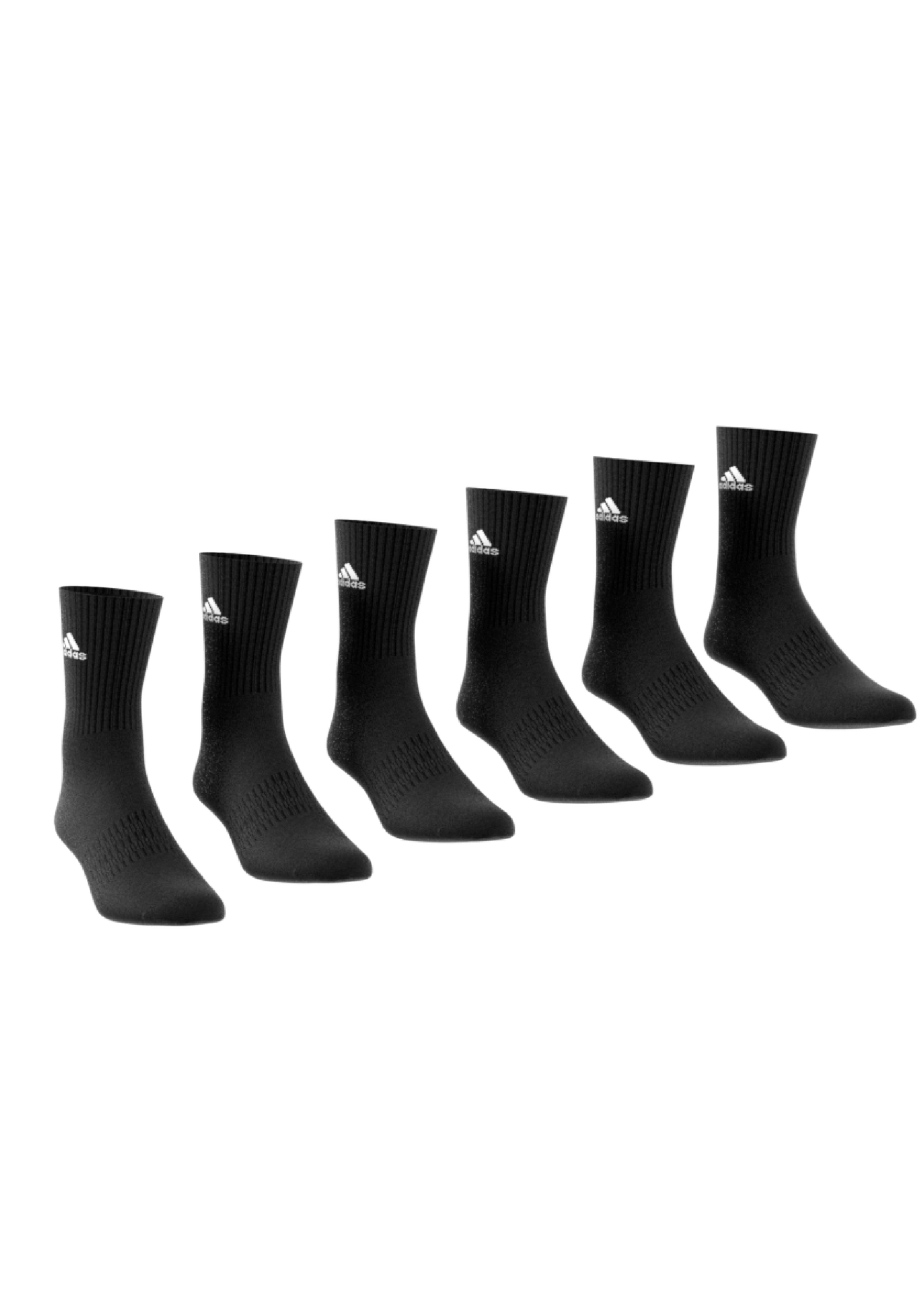Adidas 6 Pack Cushioned Sportswear Crew Socks <BR> IC1316