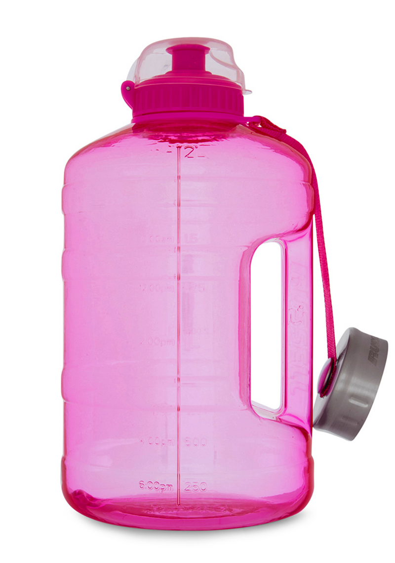 Russell Athletic Dual Cap 2L Water Bottle Pink <br> AD010