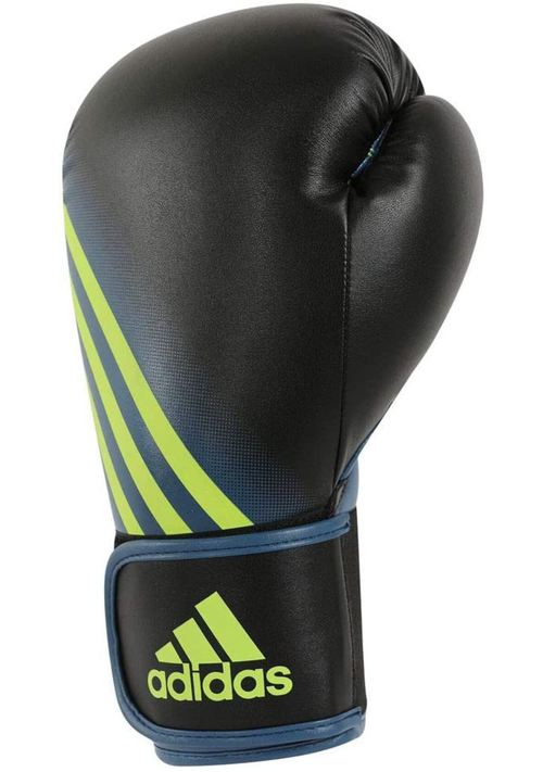 Adidas Unisex Speed 100 Boxing Glove <BR> ADISBG100 BLACK/YELLOW