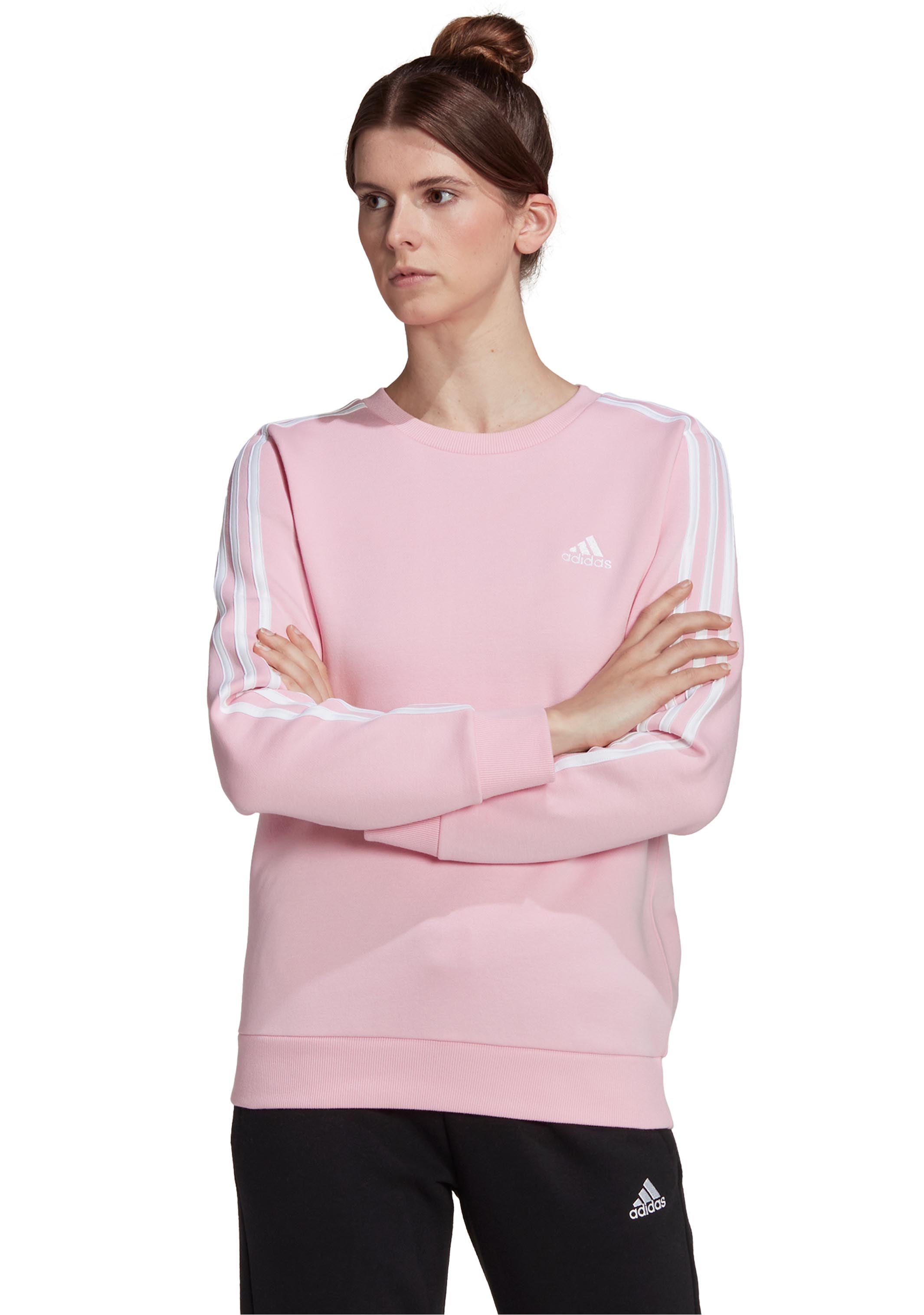 Pink adidas crewneck sweatshirt store