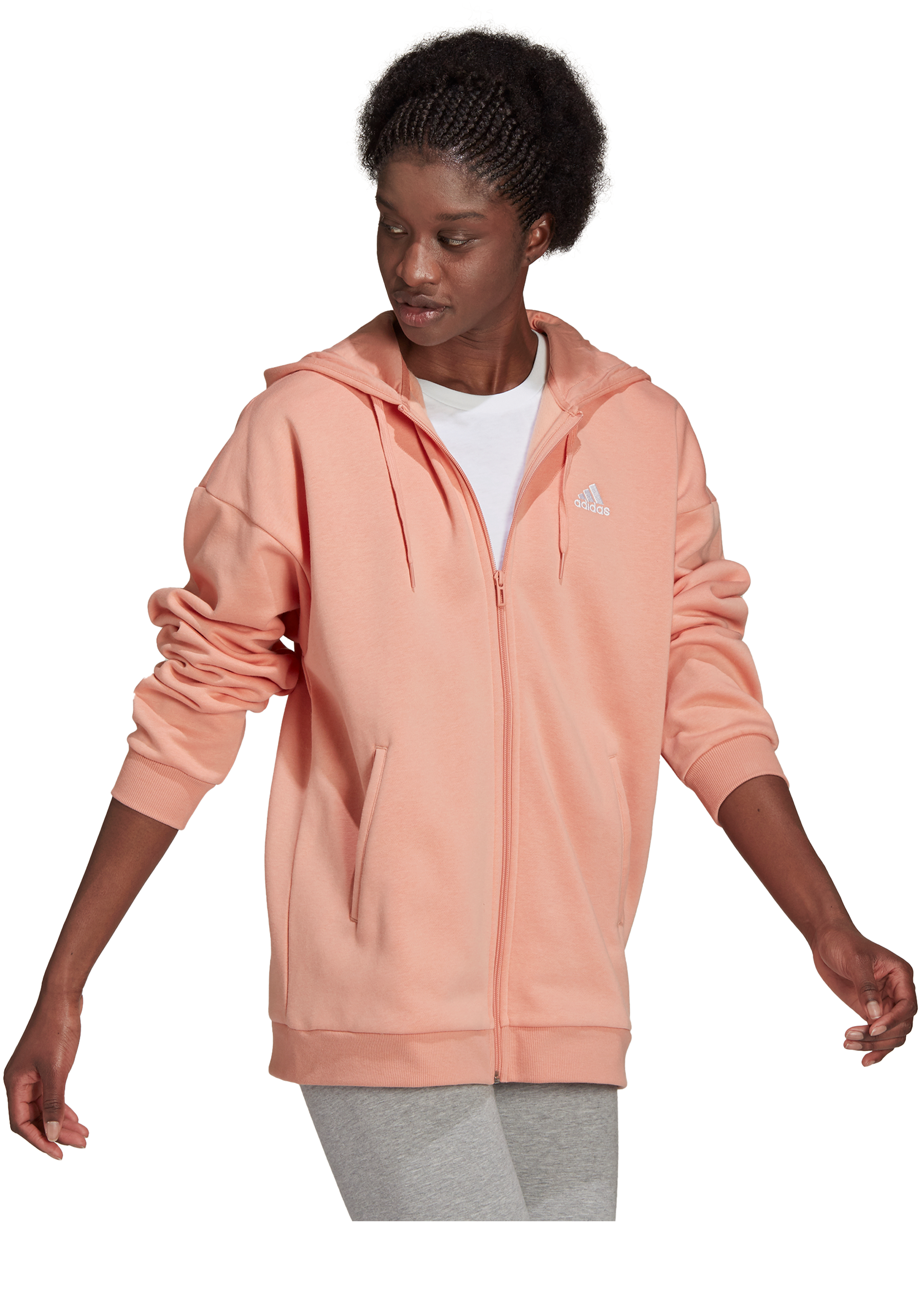 Women's adidas hot sale zip up jacket