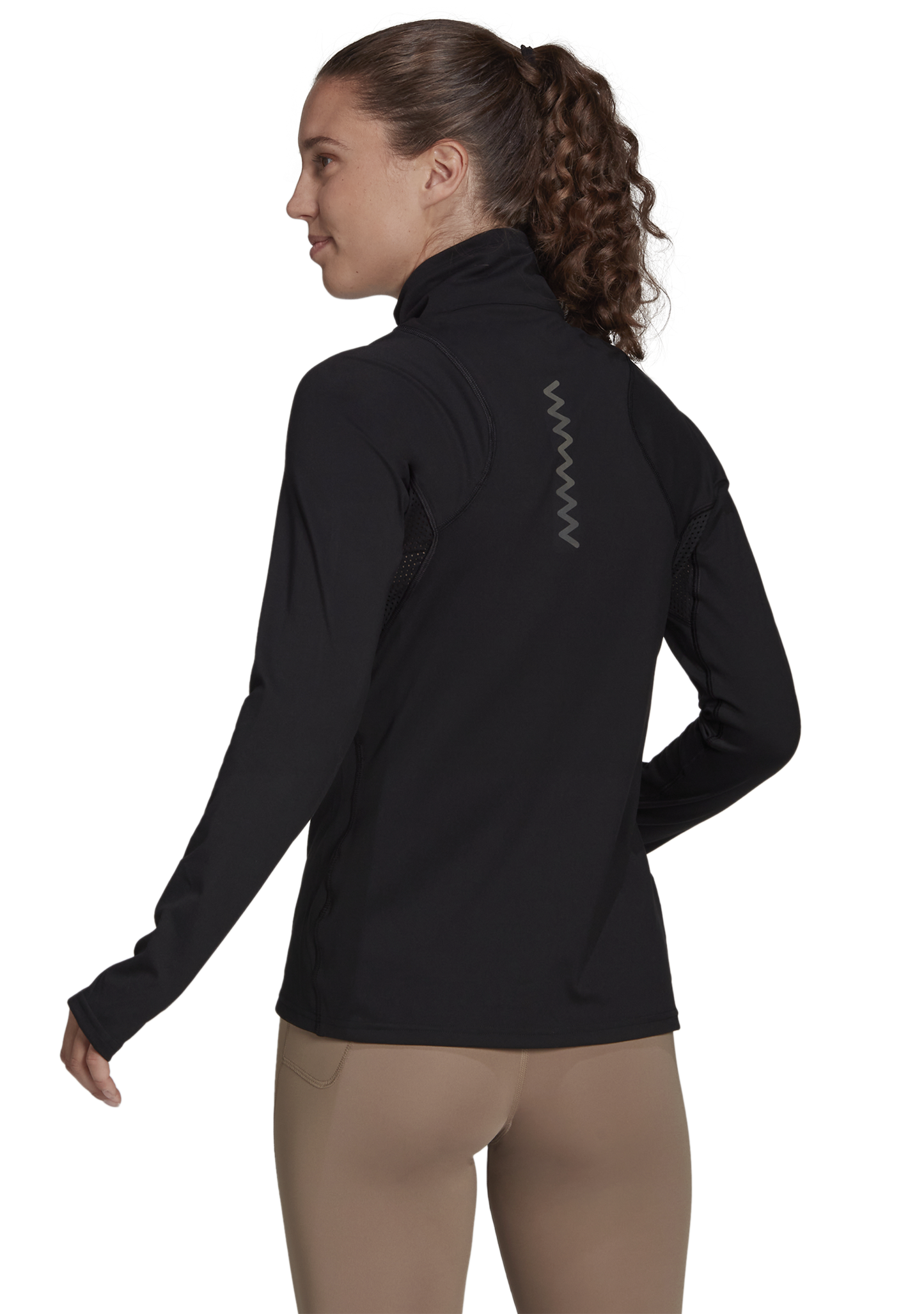 Adidas Women’s Run Fast Half-Zip Long Sleeve Sweatshirt
