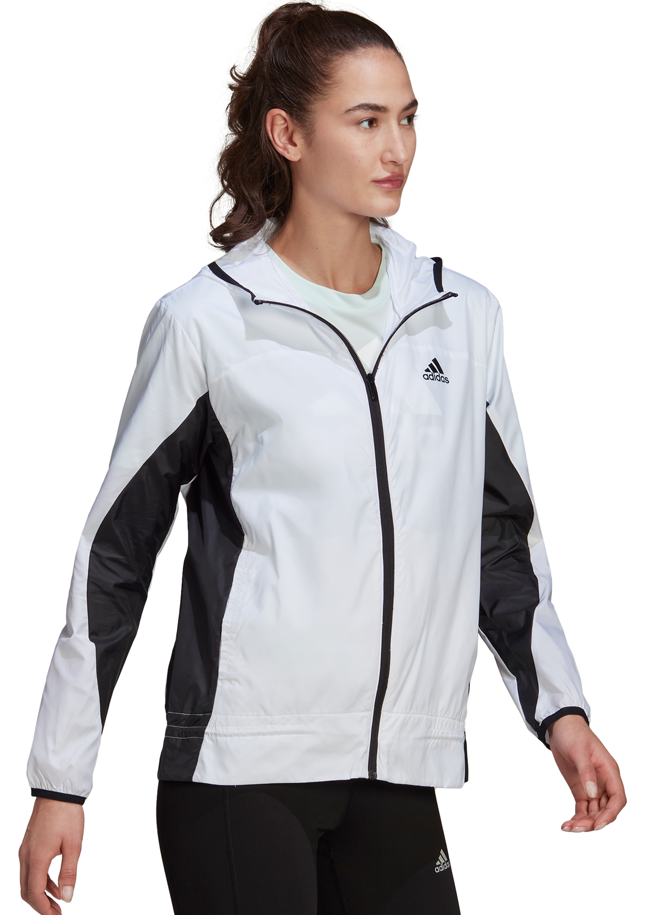Adidas hot sale windbreaker girls
