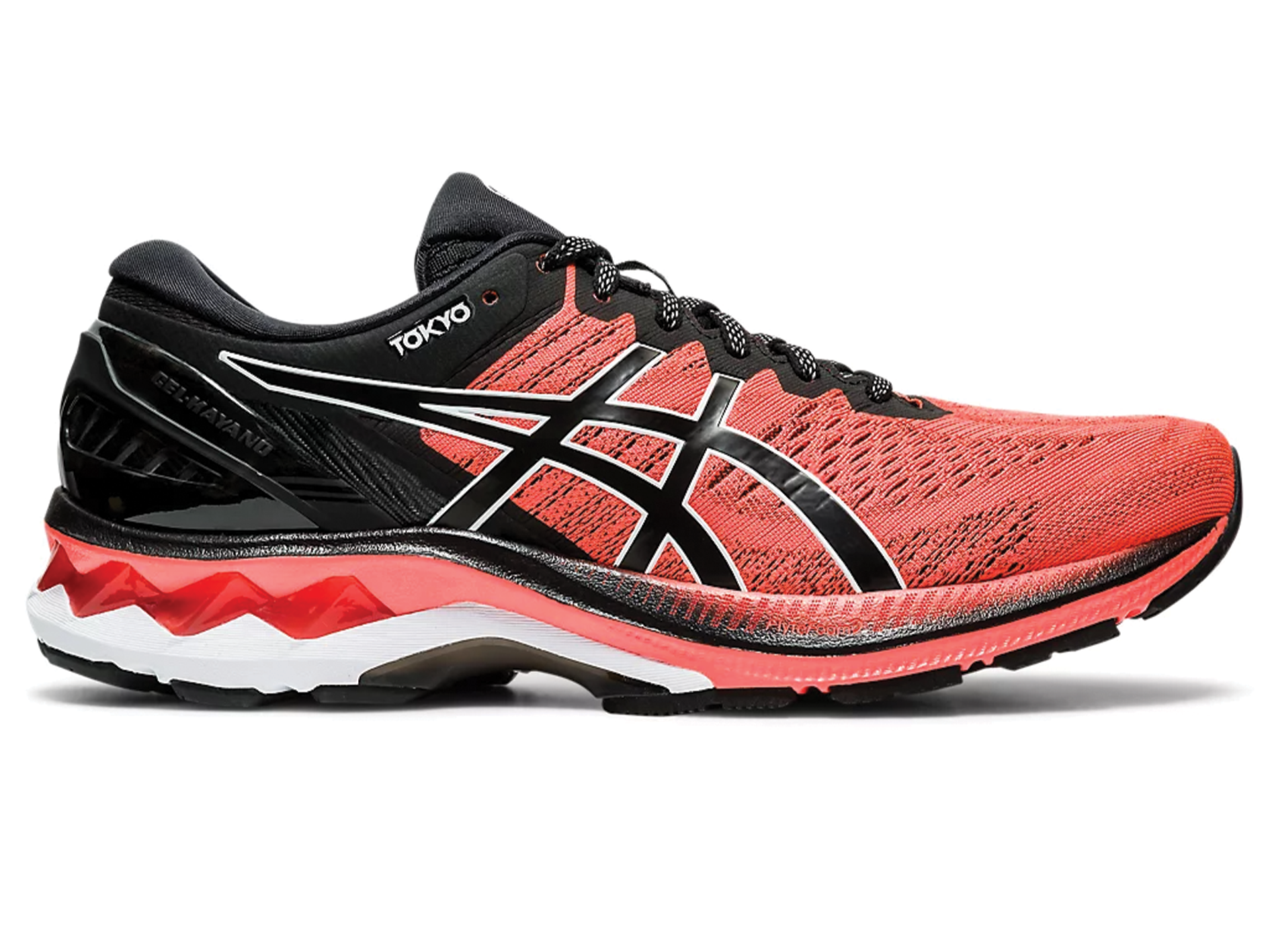 Asics Mens Gel Kayano 27 Tokyo Sunrise Red 1011B077 600 Jim