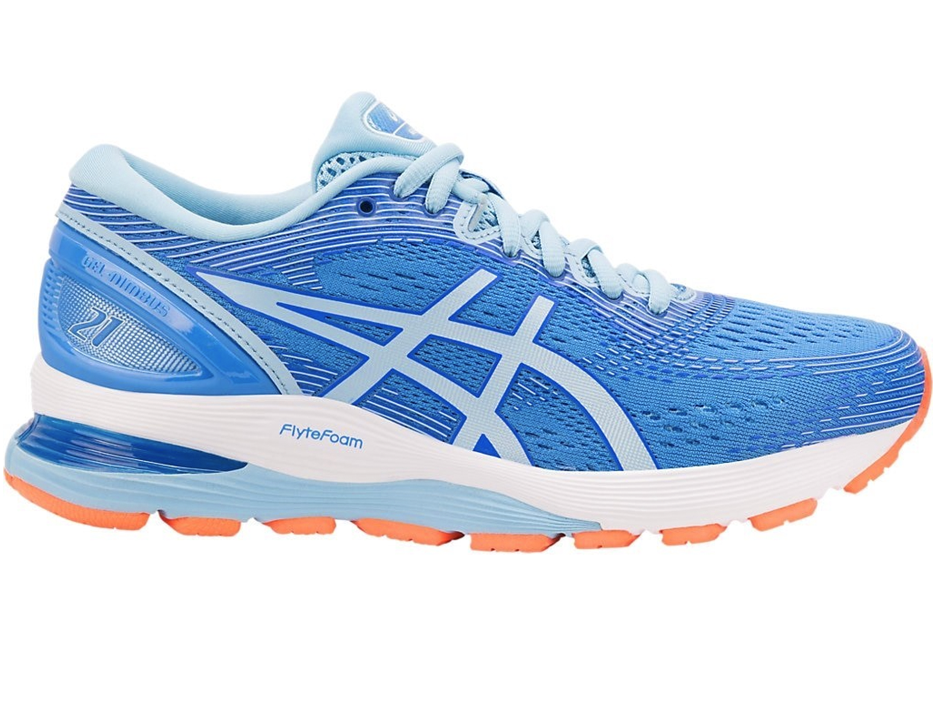 Asics gel nimbus deals 21 feminino