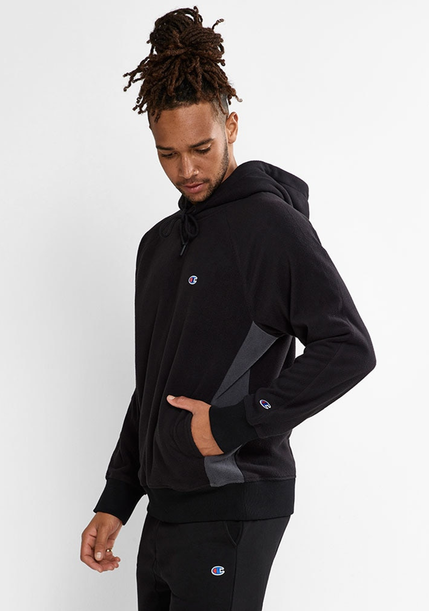 Champion Men’s Rochester Polar Fleece Hoodie Black
