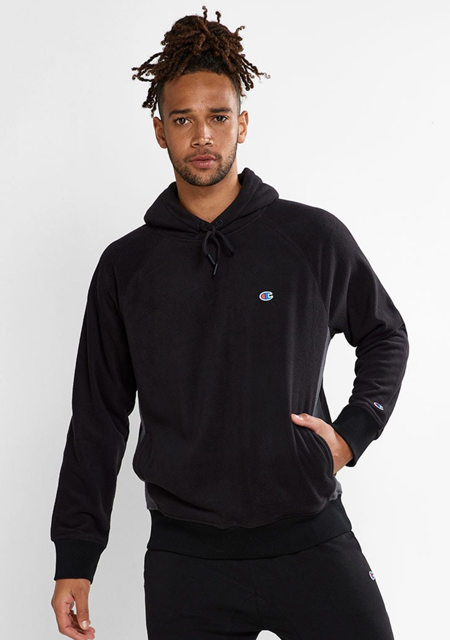 Champion Men’s Rochester Polar Fleece Hoodie Black