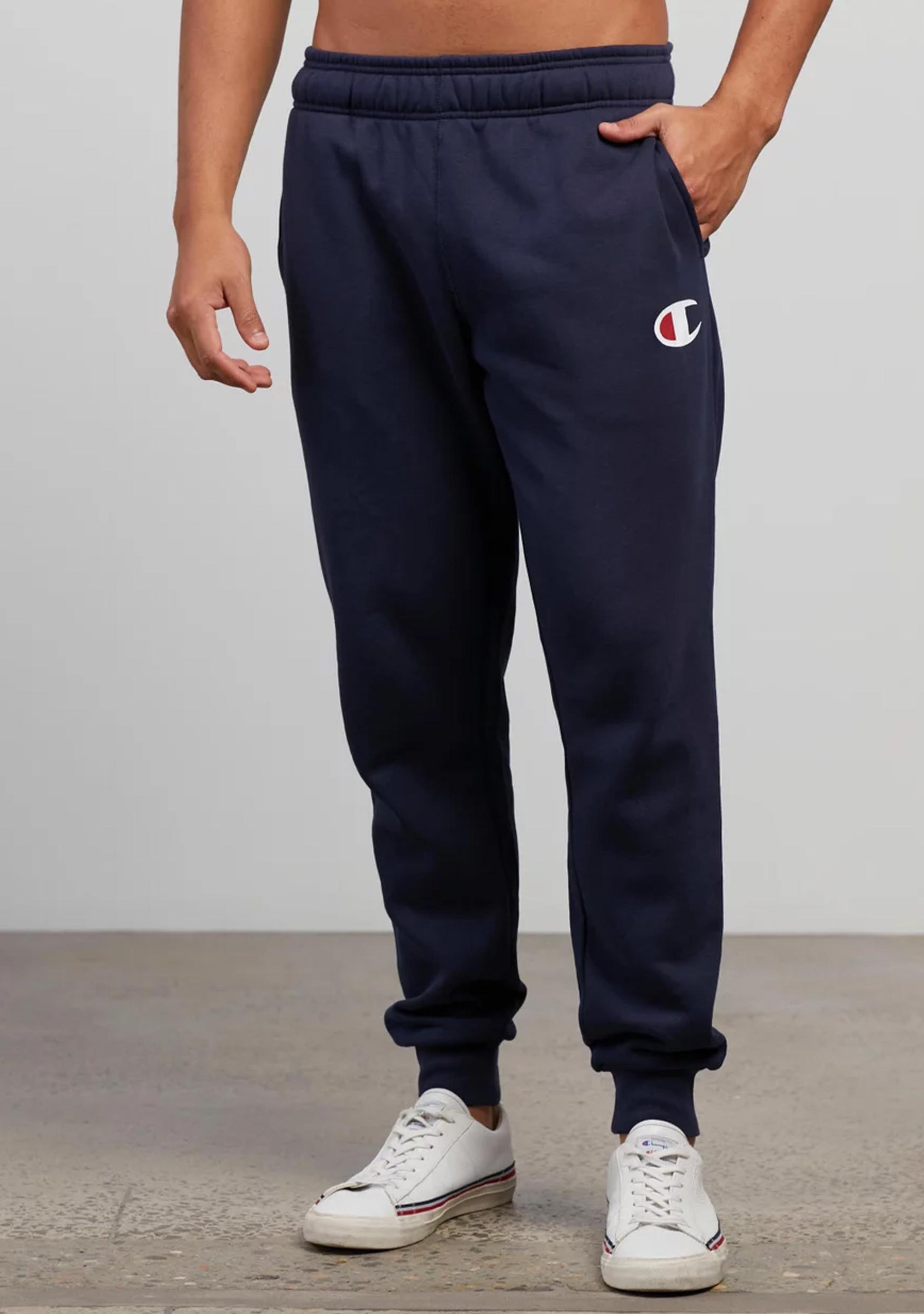 Champion C Logo Cuff Pant Mens Navy