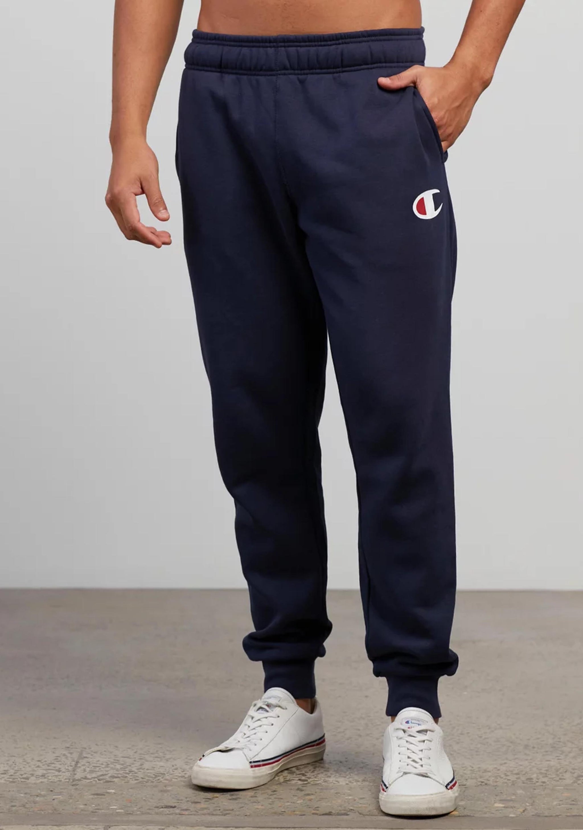 Champion C Logo Cuff Pant Mens Navy