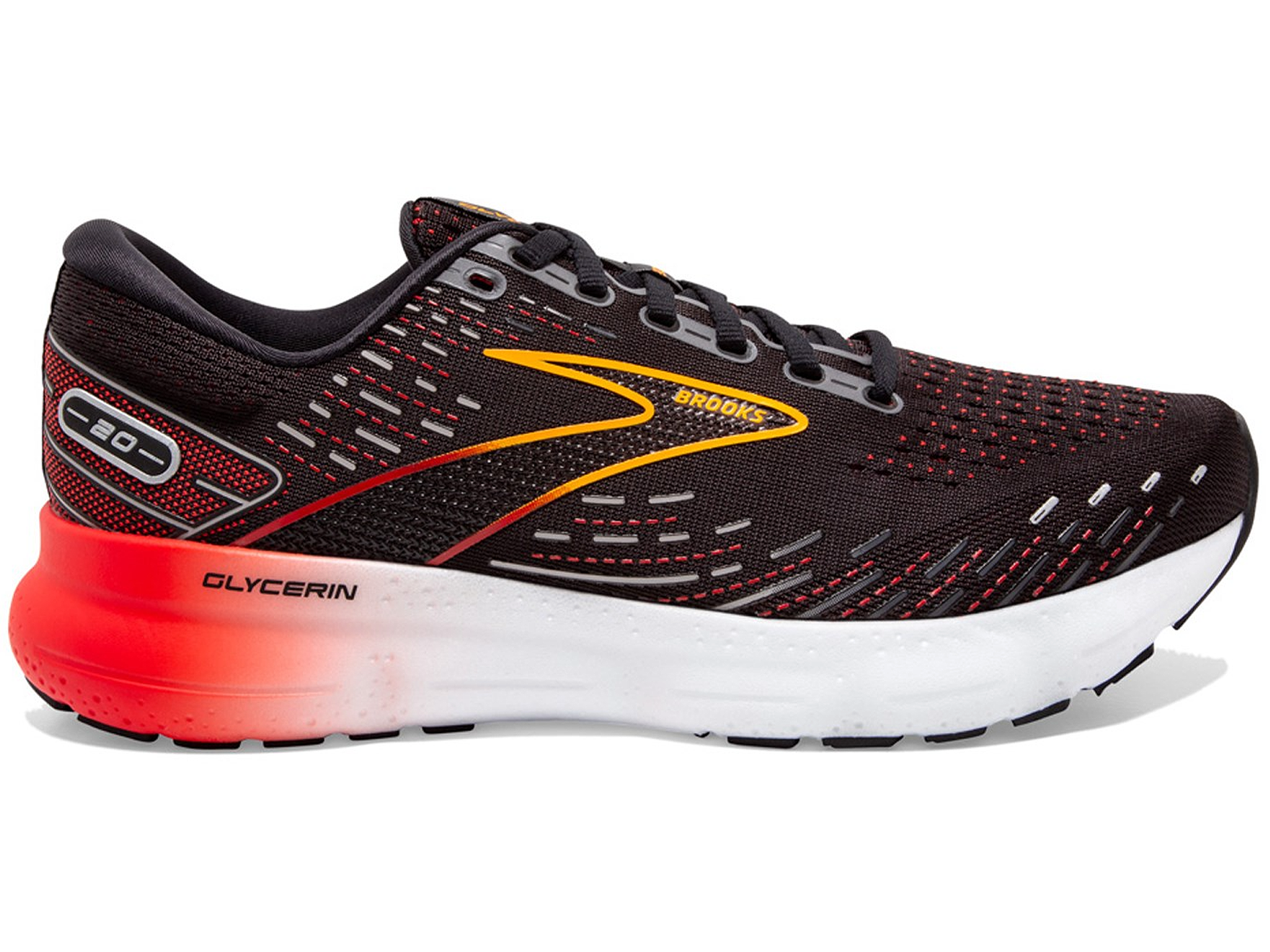 Brooks Mens Glycerin 20 110382 1D 090 Jim Kidd Sports