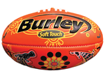Burley Jim Kidd Sports Soft Touch Indigenous Football Red
