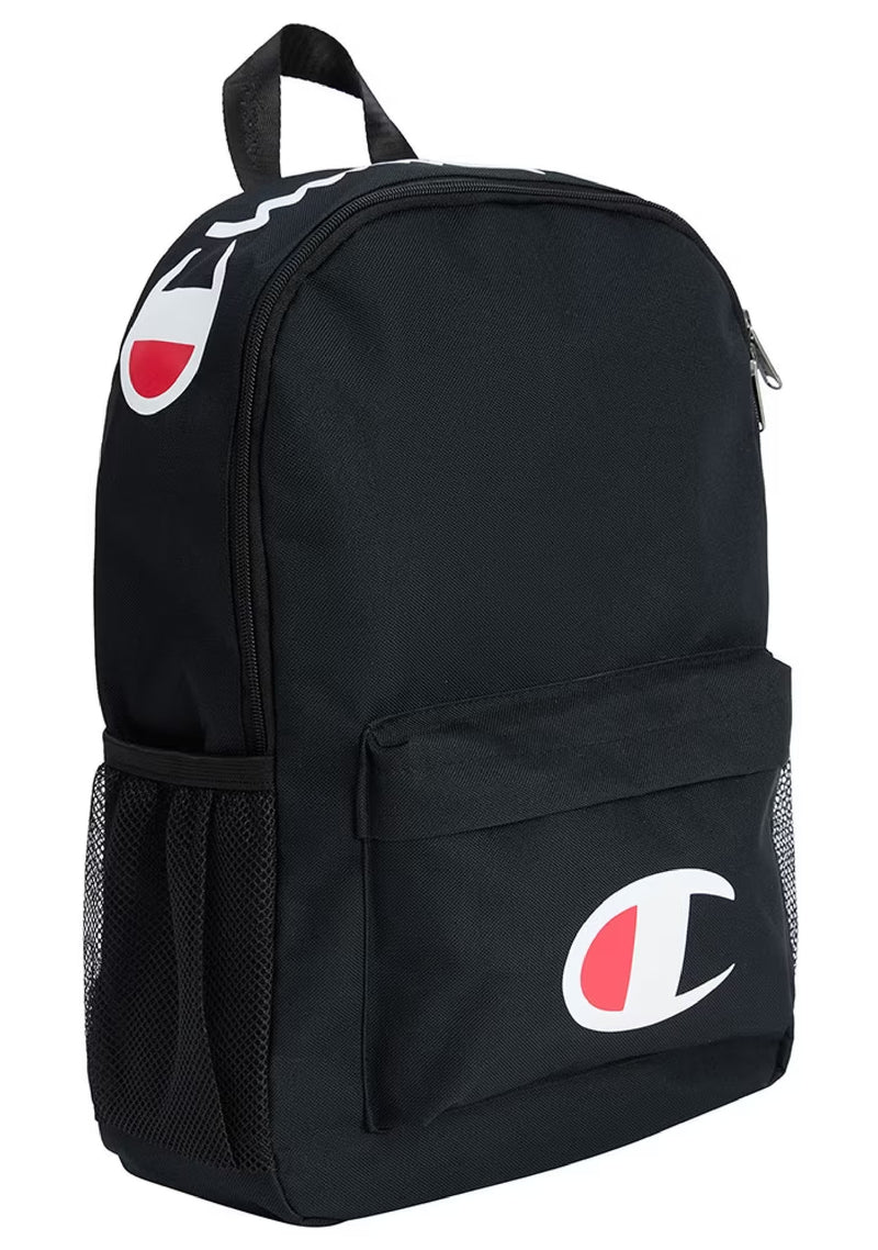 Champion Medium Backpack and Script Cap Pack <br> ZYCRN BLK