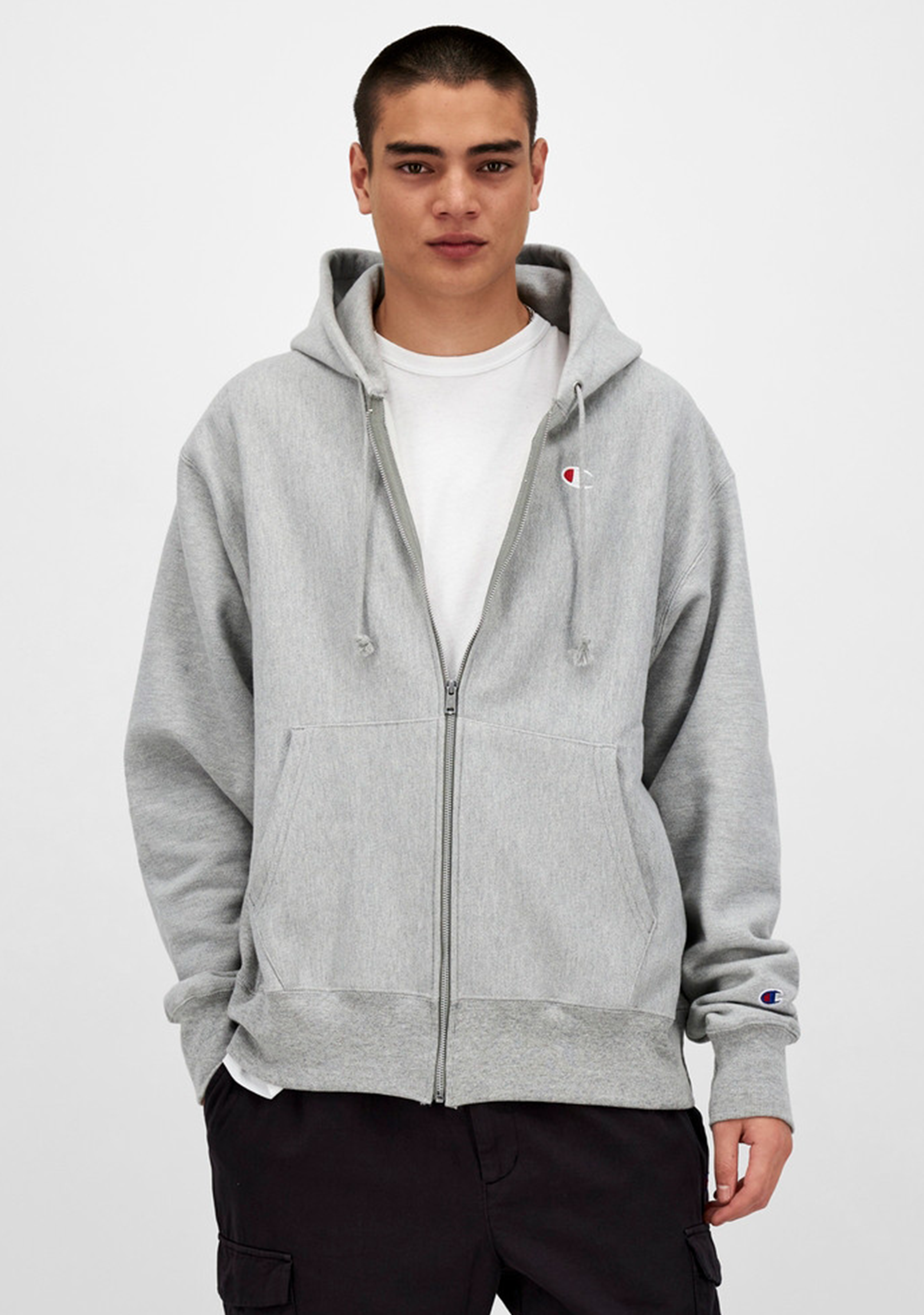 Champion Mens Reverse Weave Fleece Zip Hoodie AVXLA1 A44 Jim