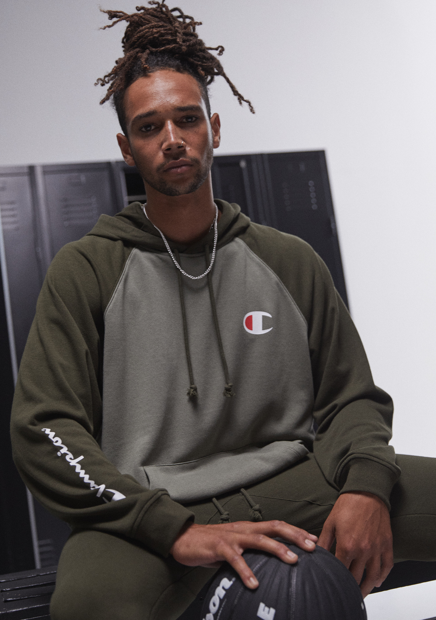 Champion Men's French Terry Colourblock Hoodie