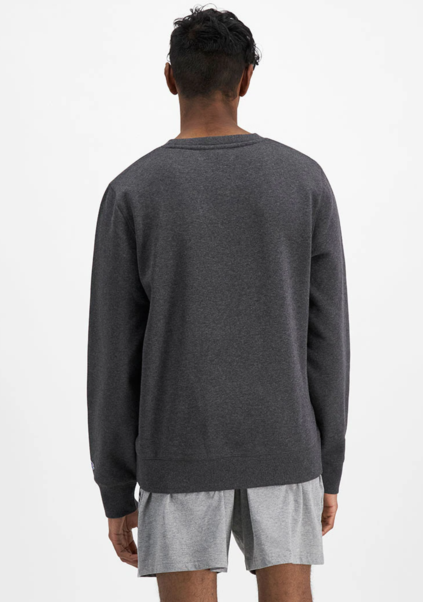 Champion Men’s Script Crew Granite Heather