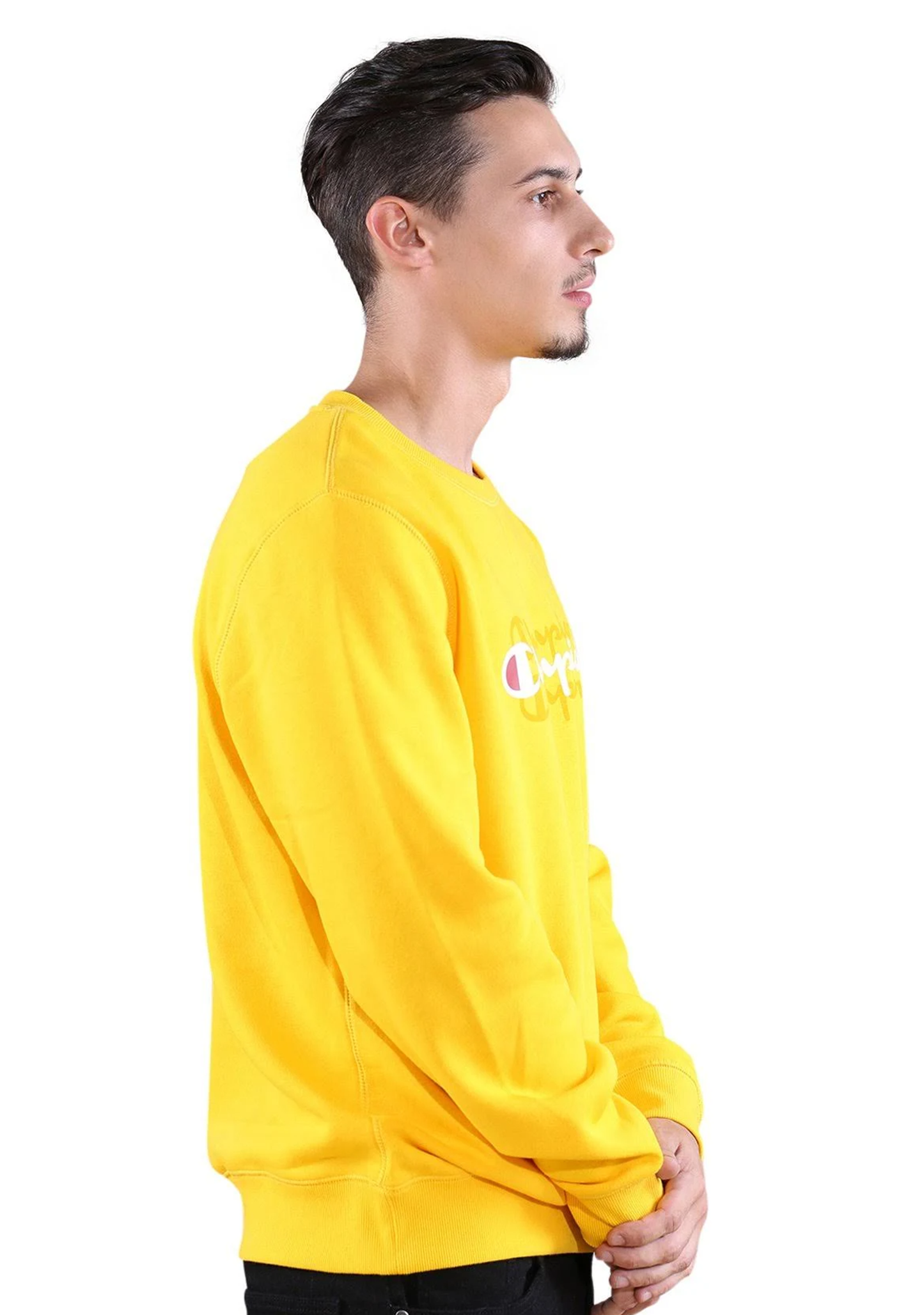 Champion Mens Sporty Graphic Crew
