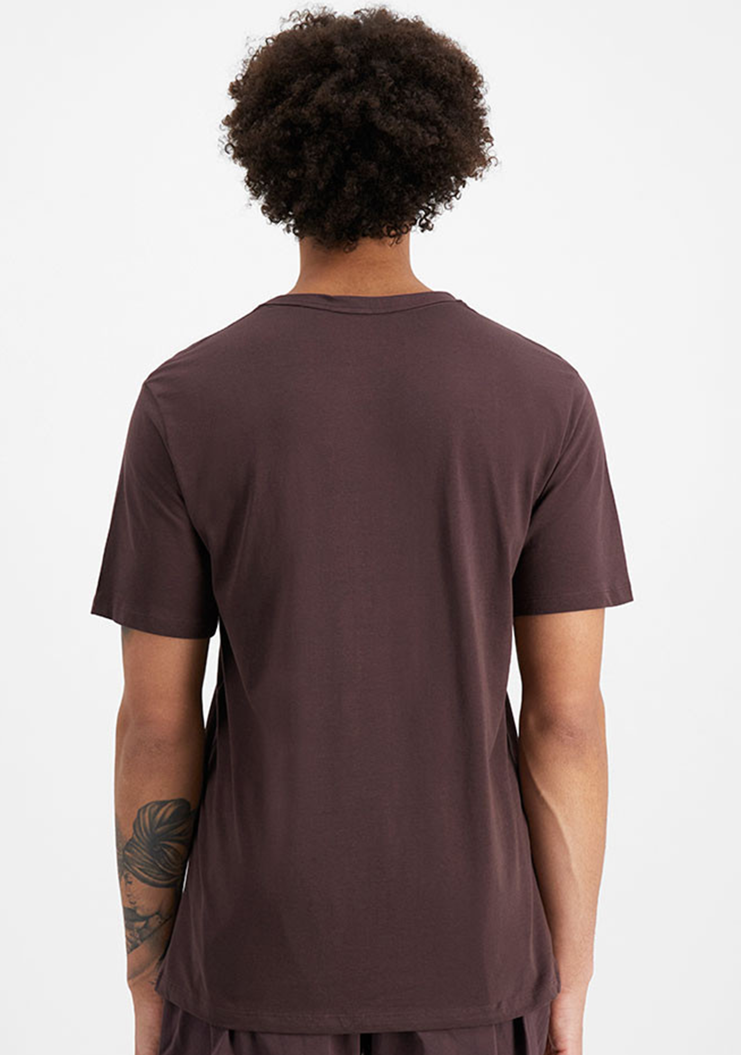 Champion Men's Script Logo Short Sleeve Tee Brown