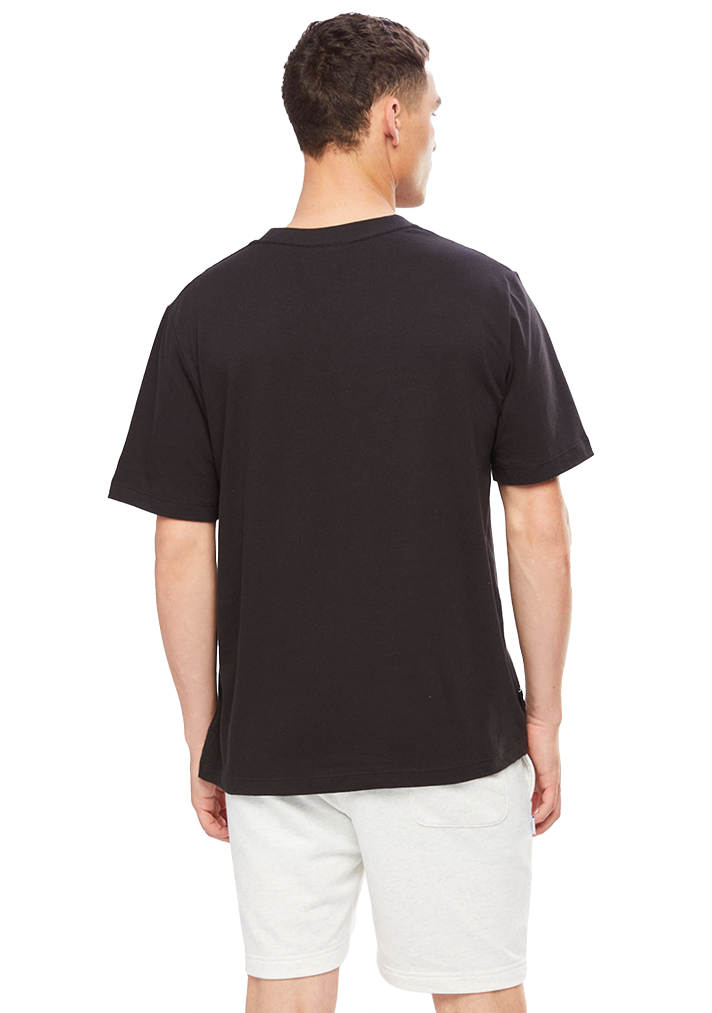 Champion Mens SPS Jersey Pocket Script Tee <br> AW43N BLK/WIT
