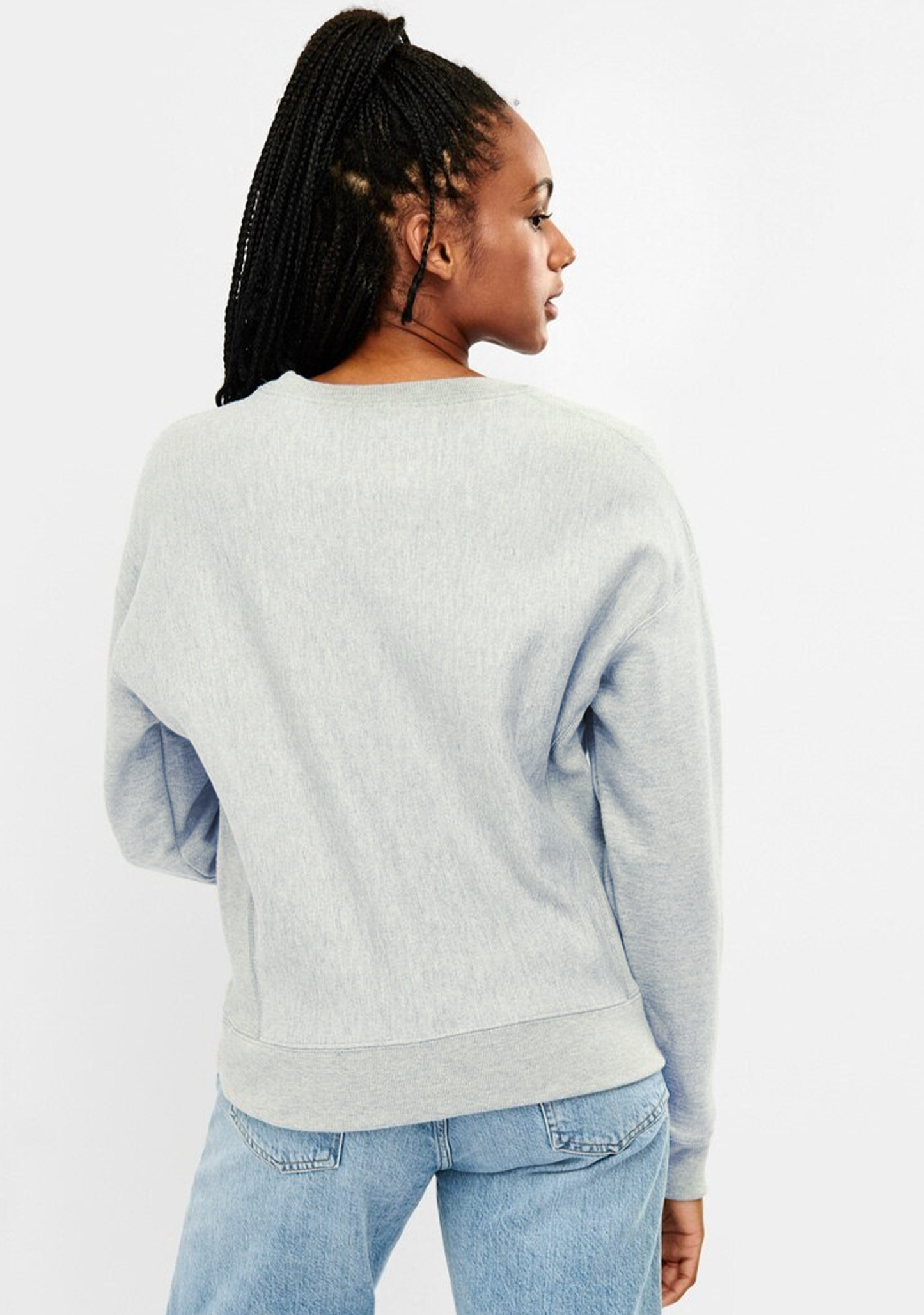 Champion Women’s Reverse Weave Small C Logo Crew