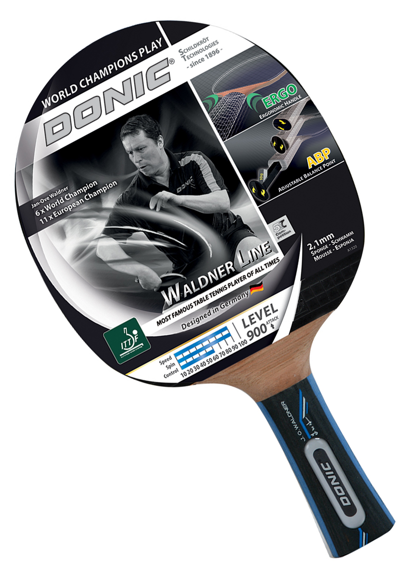 Donic Schildkrot Waldner Line Level 900 Table Tennis Bat <br> 754893