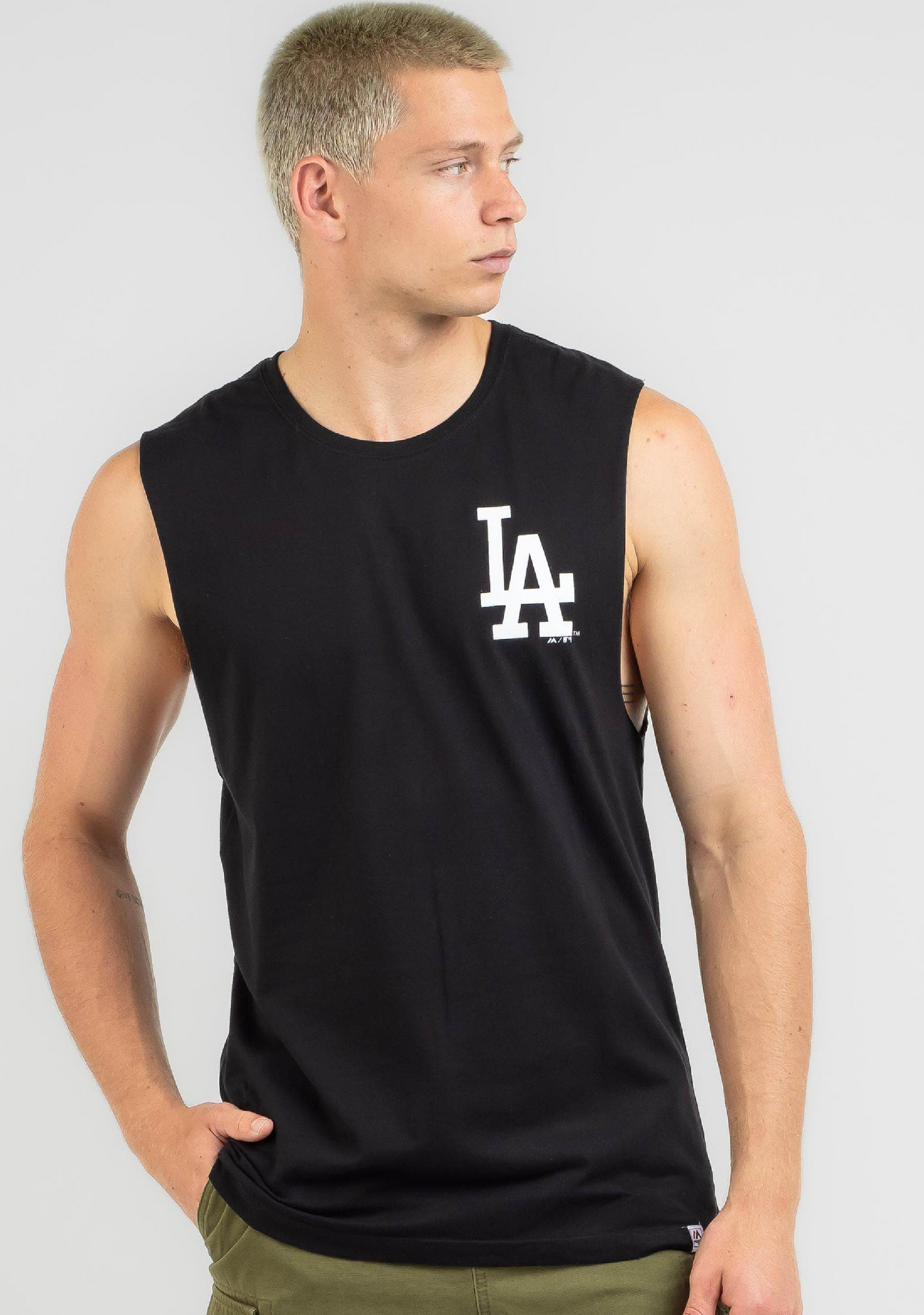 Majestic Athletic Men’s Los Angeles Dodgers Yisser Muscle Tank