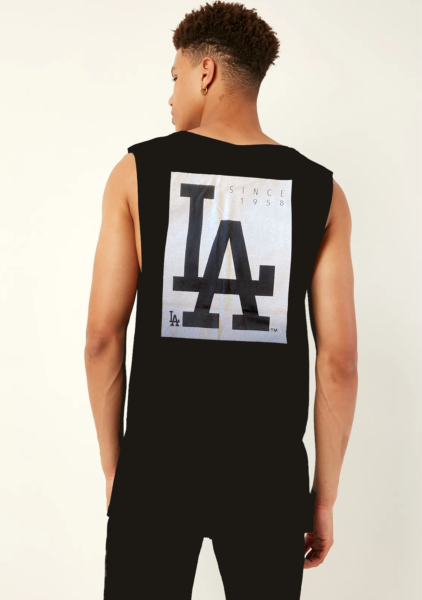 Majestic Athletic Men’s Los Angeles Dodgers Grad Patterson Muscle Tank