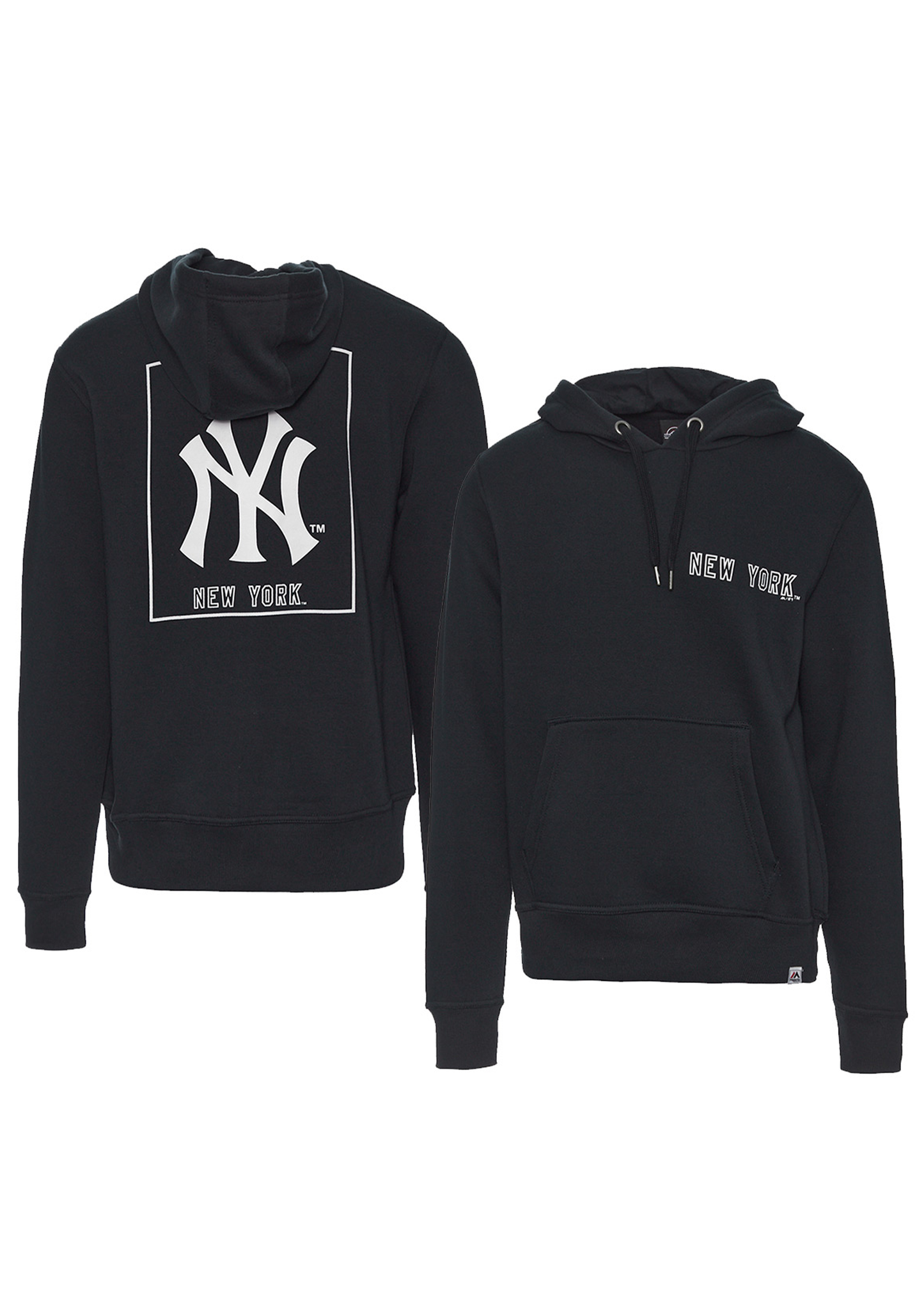 Majestic Athletic Mens Yankees Marquer Hoodie Navy <br> MNY7520NL