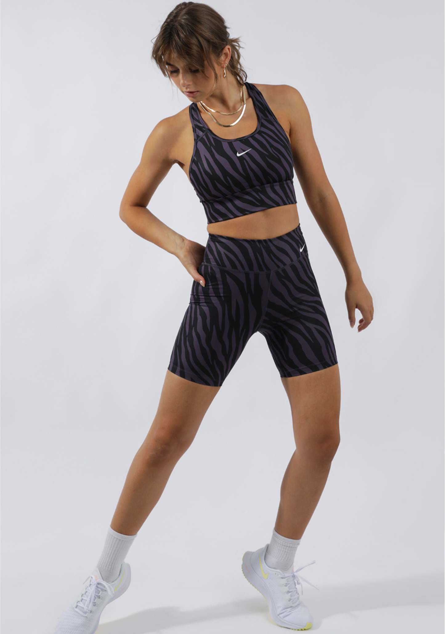 Nike Womens One Icon Clash 7 Inch Printed Short <br> CZ9207 573