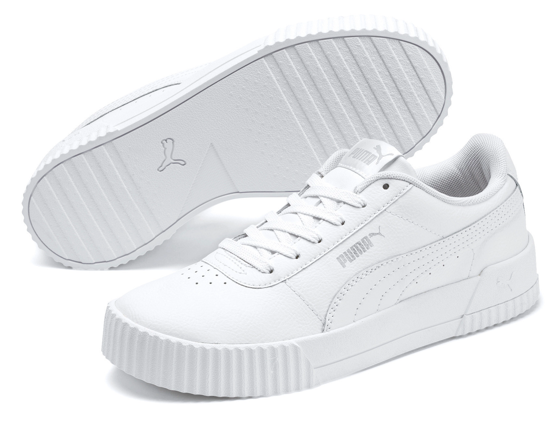 Puma women's carina leather casual deals sneakers