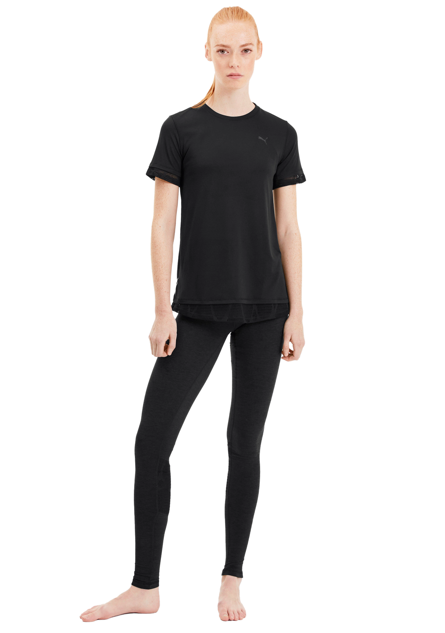 Puma Womens Lace Eclipse Training Tights <br> 519049 01