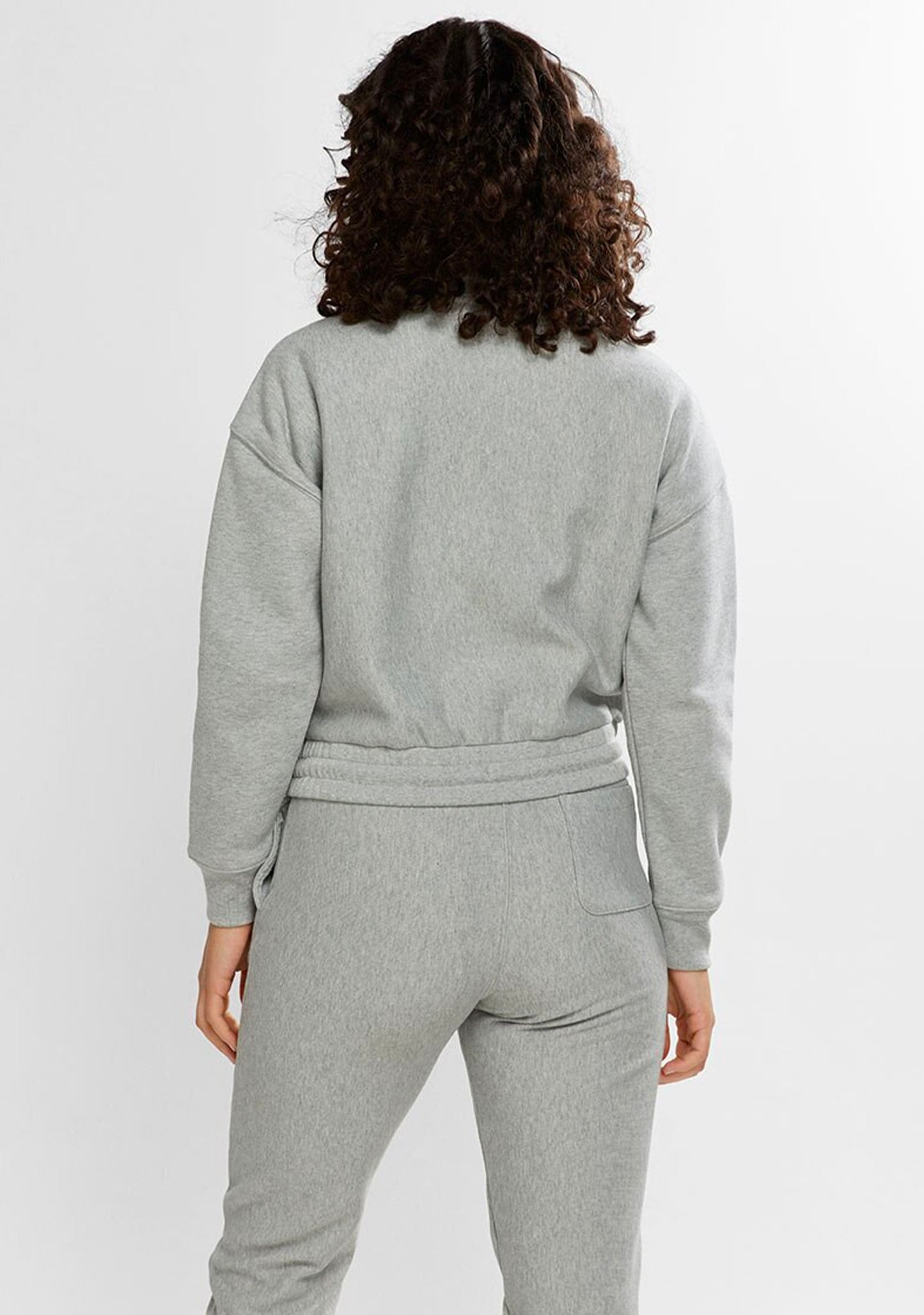 Champion Womens Reverse Weave Quarter Zip Pullover Grey <br> CTKMN A3R