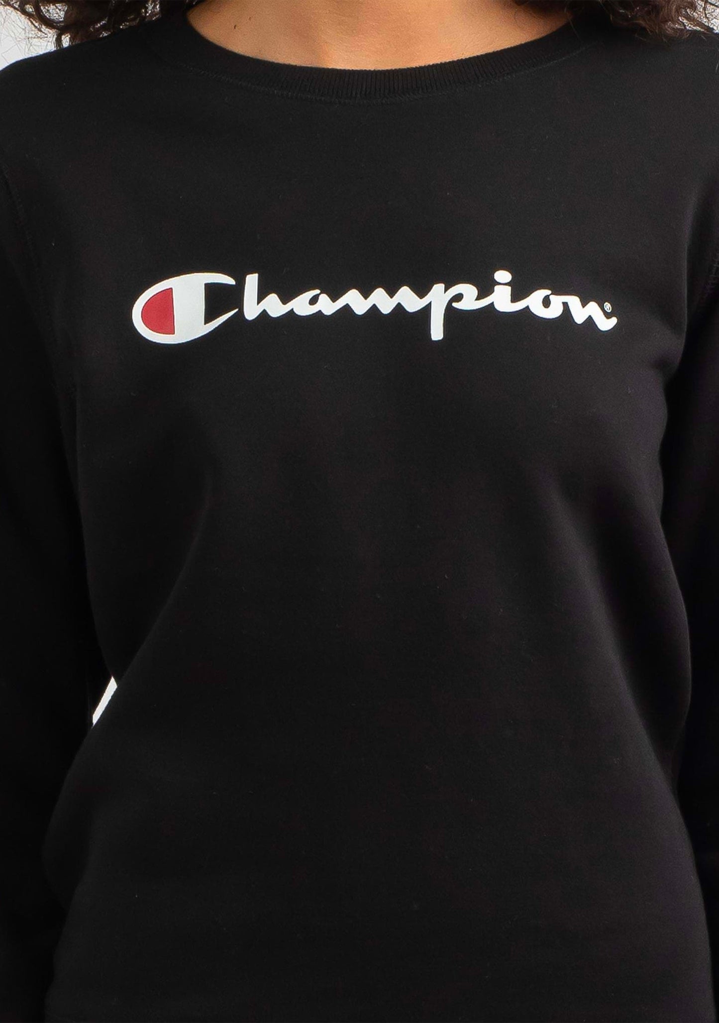 Champion Women’s Script Crew Black