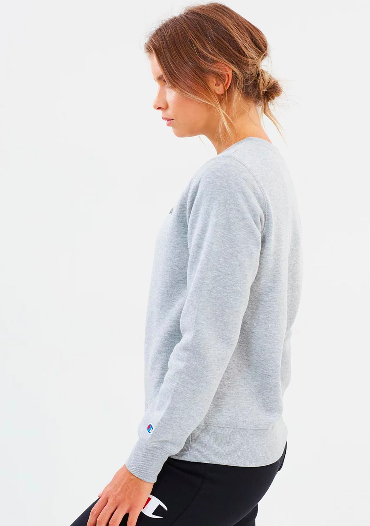 Champion Women’s Script Crew Oxford Heather