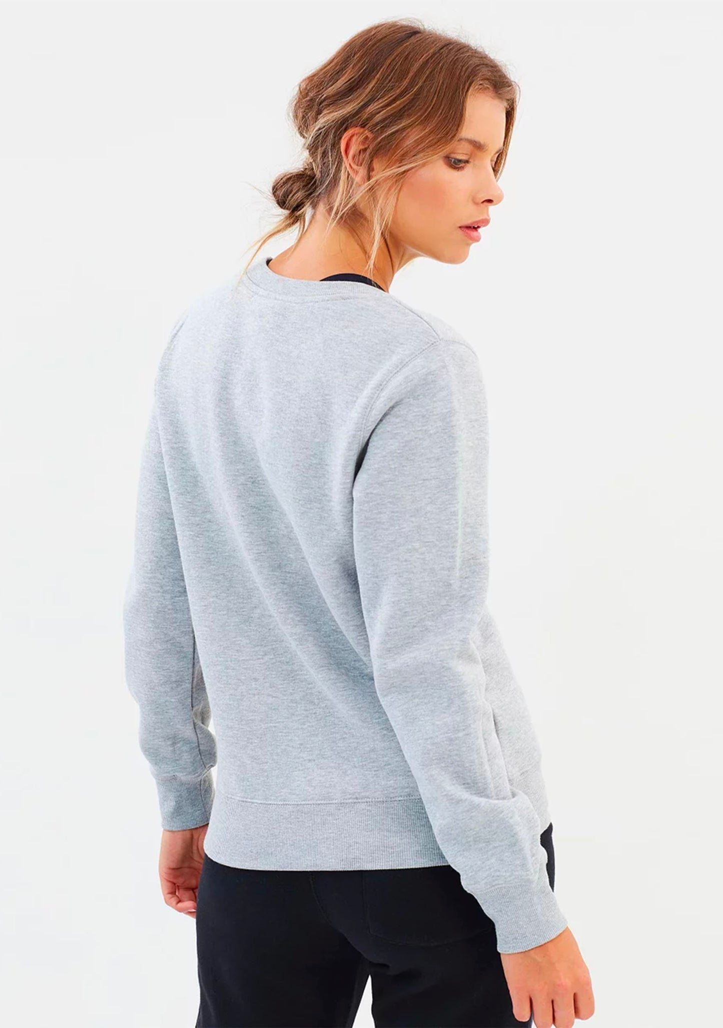 Champion Women’s Script Crew Oxford Heather