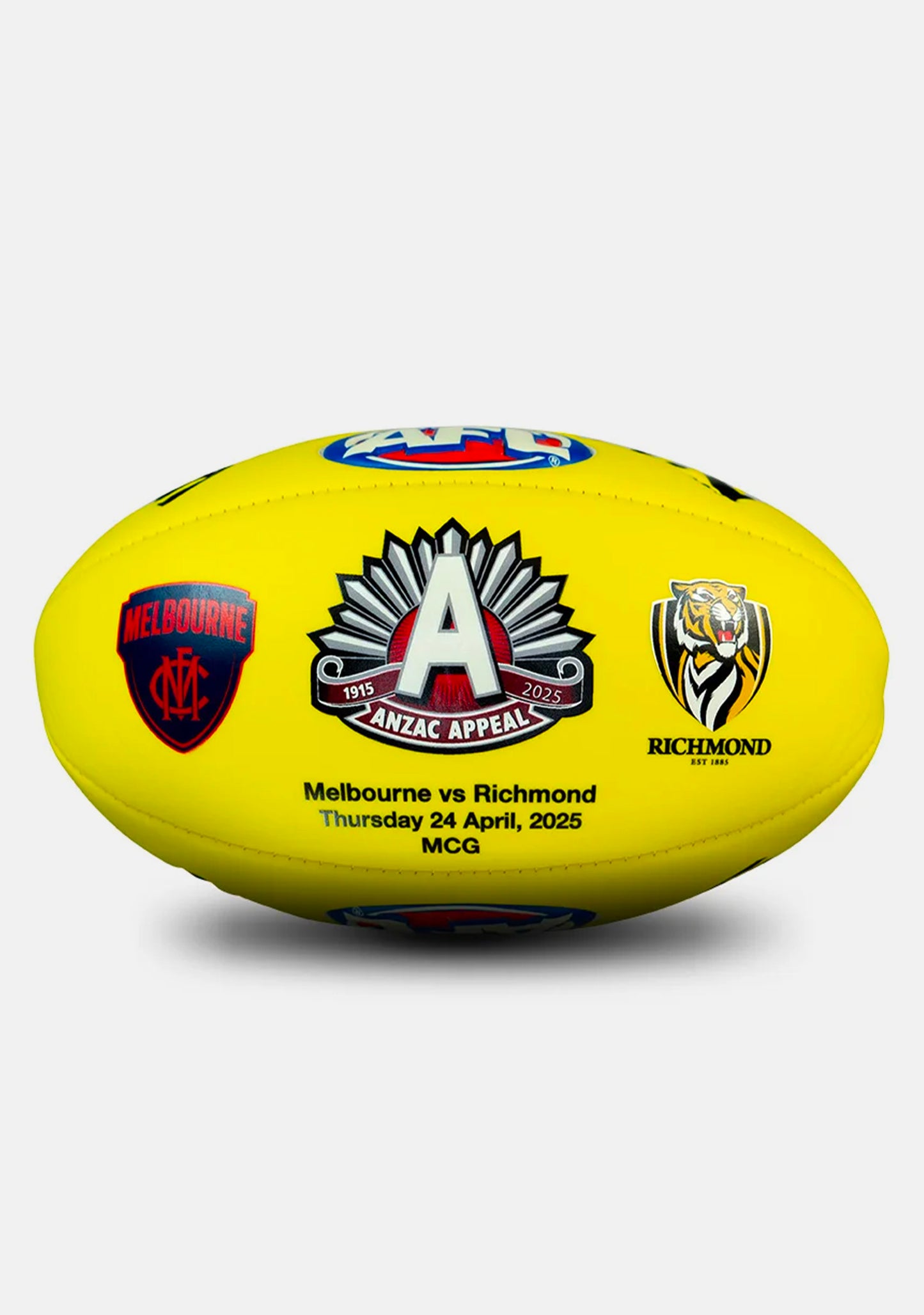 Sherrin 2025 ANZAC Eve Super Soft Touch Football Yellow