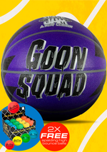 Spalding Goon Squad Indoor/Outdoor Basketball Size 7 + 2x FREE Spalding High Bounce Balls <br> 5017/SJ/GSQUAD/BO